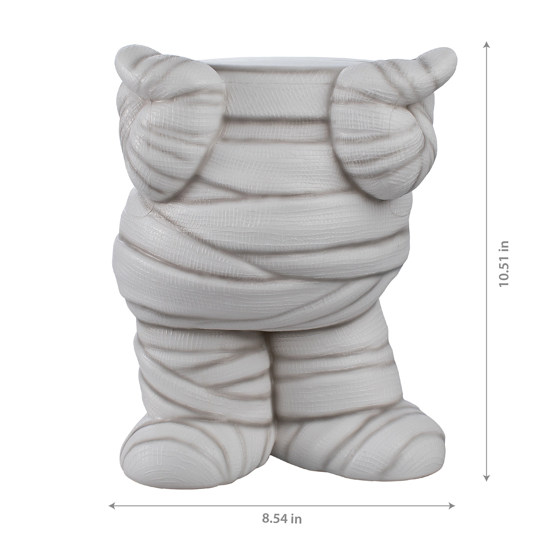 slide 5 of 6, Haunted Living 10.5-in Mummy Pumpkin Stand, 1 ct