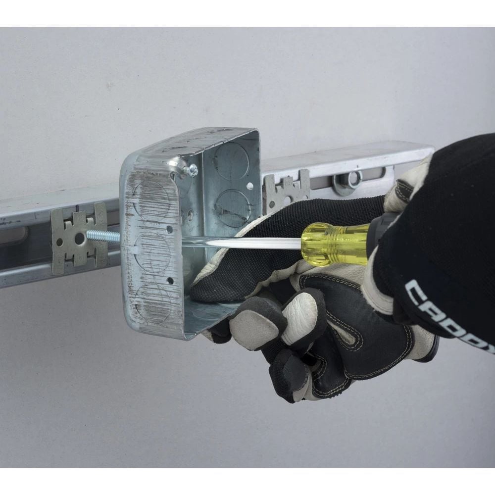 slide 4 of 6, nVent CADDY 1/4-in Square Strut Nut, 1 ct