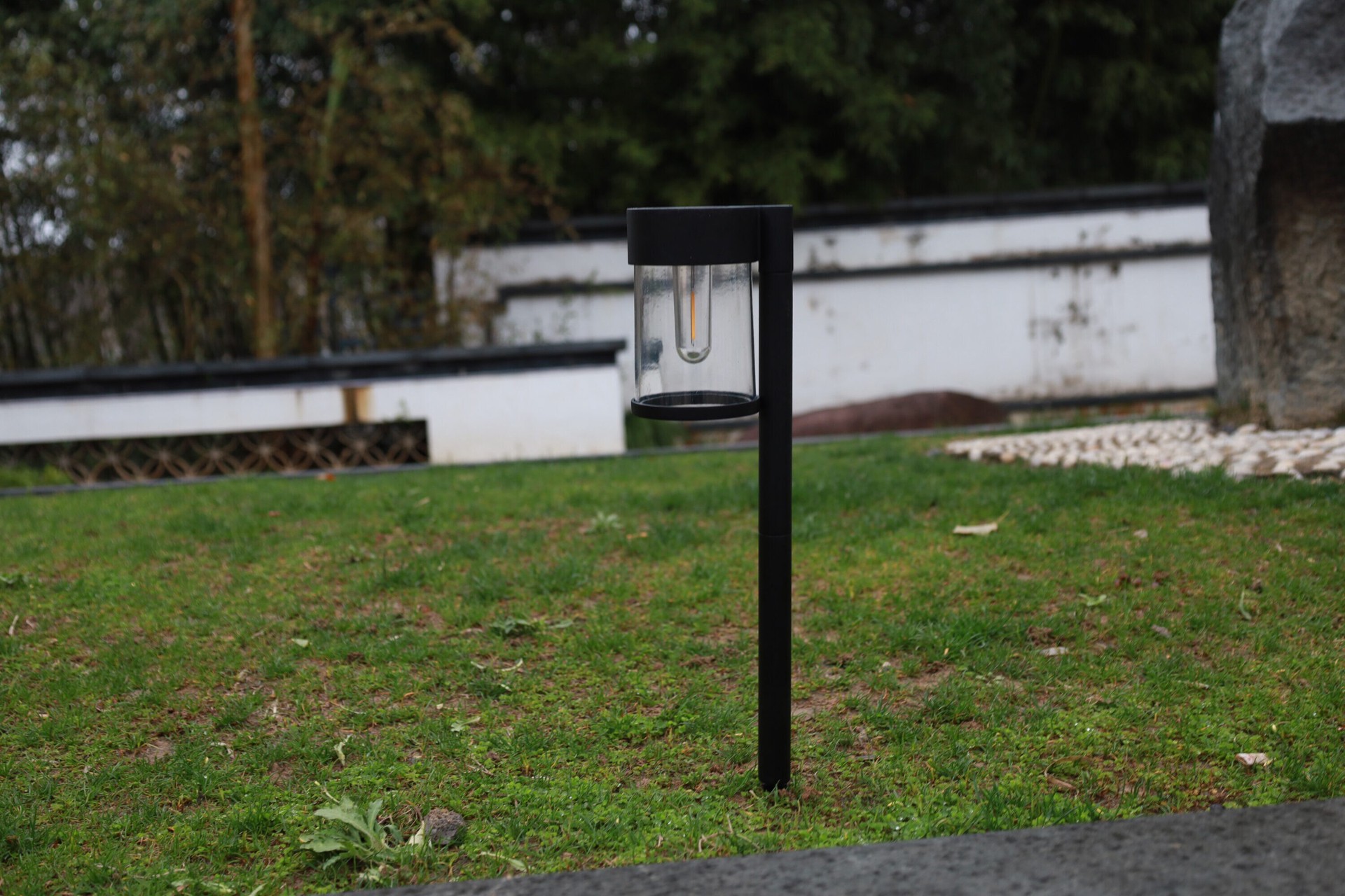 slide 6 of 6, Harbor Breeze 10LM solar path light 10 -Lumens 0.01 -Watt black Solar LED Outdoor Path Light ( 3000-K ), 1 ct