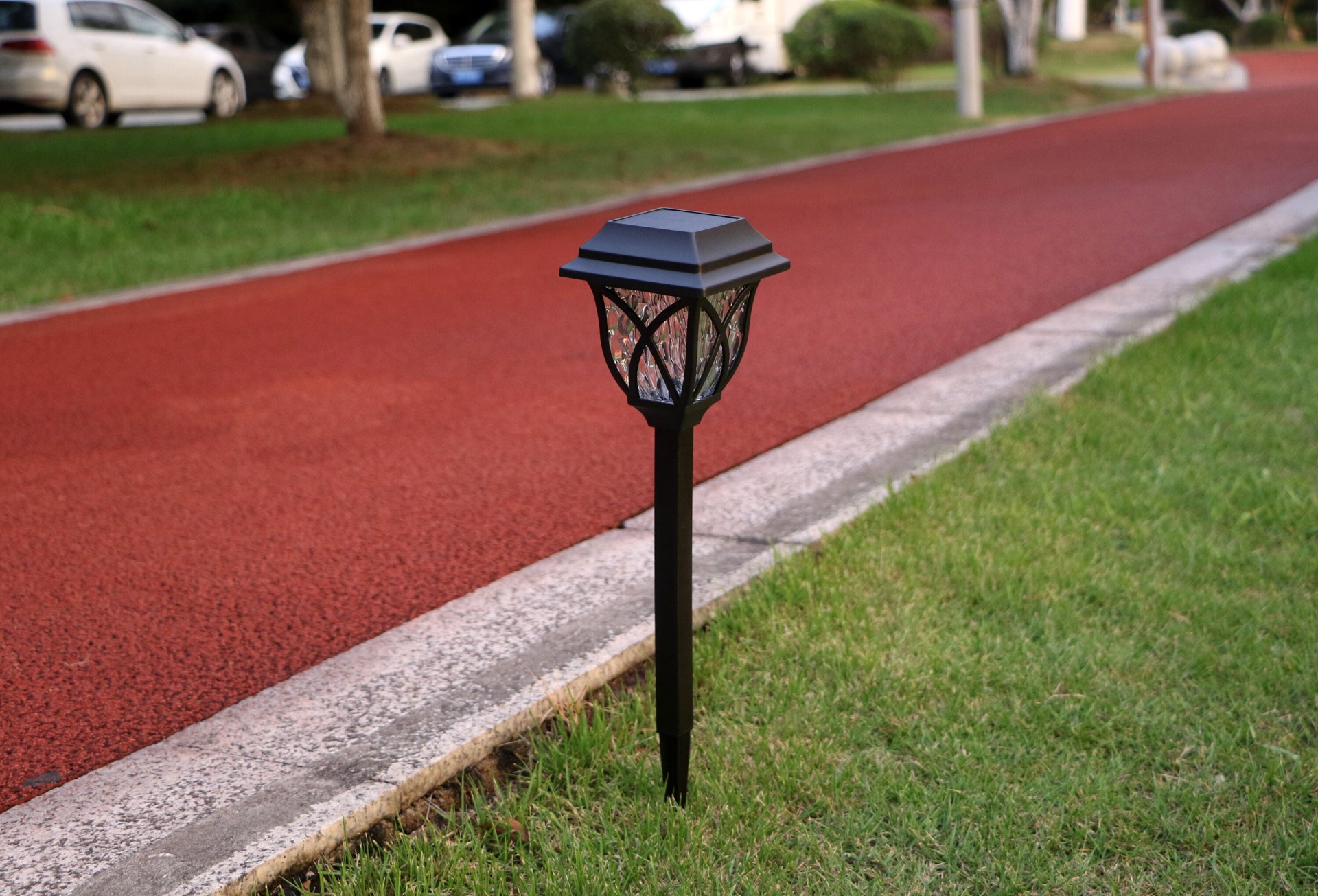 slide 6 of 6, Harbor Breeze 10LM Solar Path light 10 -Lumens 0.01 -Watt Black Solar LED Outdoor Path Light ( 3000-K ), 1 ct