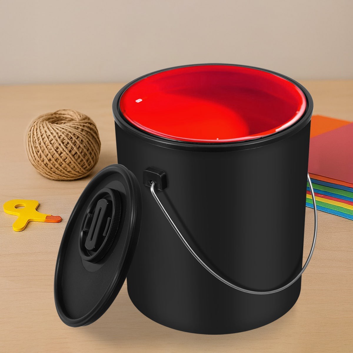 slide 2 of 5, Project Source 1-gallon Plastic Paint bucket Lid(s) Included, 1 ct