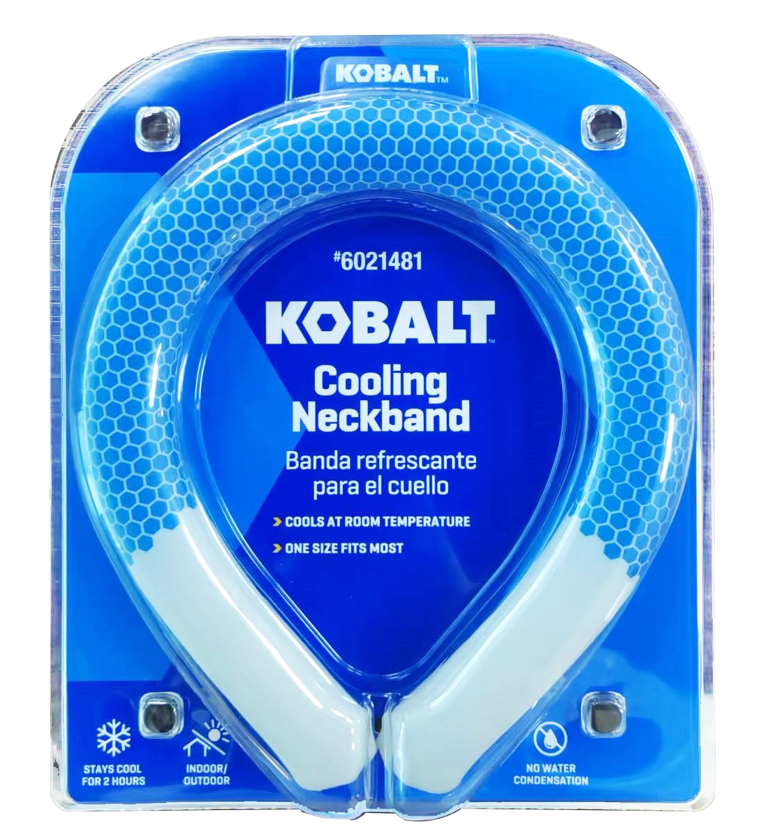 slide 2 of 5, Kobalt Blue Polyester Neck wrap ( Large ), 1 ct