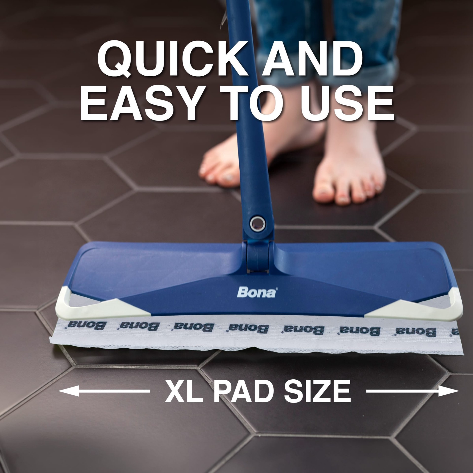 slide 5 of 6, Bona 12 -Pack Microfiber Mop Pad, 1 ct