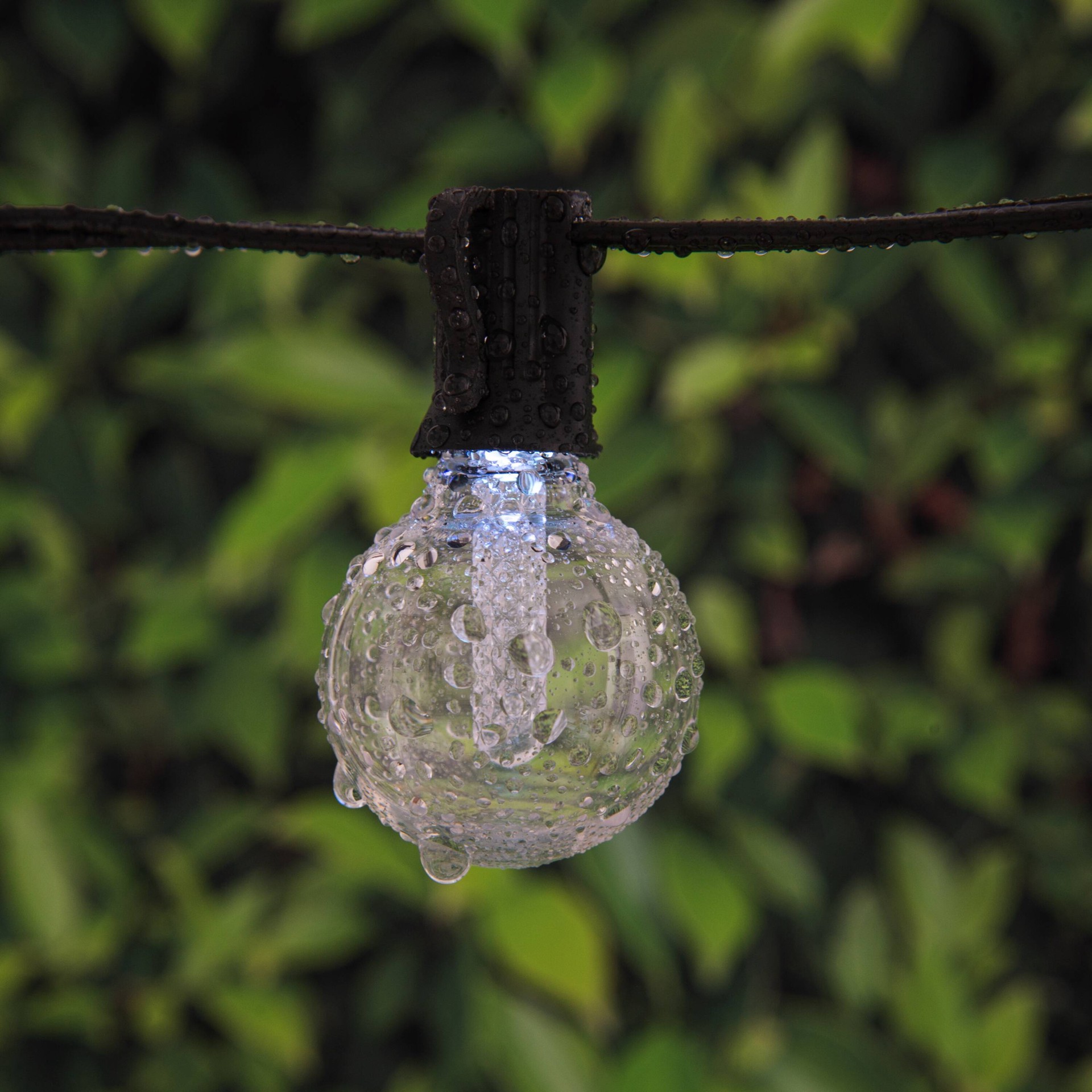 slide 2 of 6, Harbor Breeze 12-ft Plug-in Black Indoor/Outdoor String Light with 10 Color changing -Light LED Globe Bulbs with Remote, 1 ct