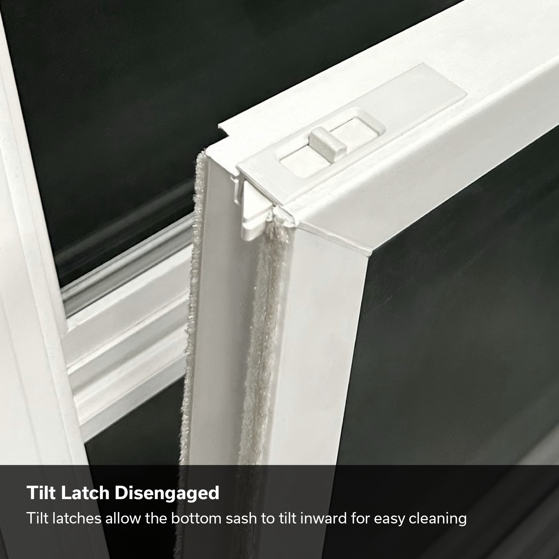 slide 6 of 6, United Window & Door PRO Series 1800 White Exterior Vinyl Replacement Single Hung Window Low-E argon Double Pane Glass (Half Screen Included), 1 ct