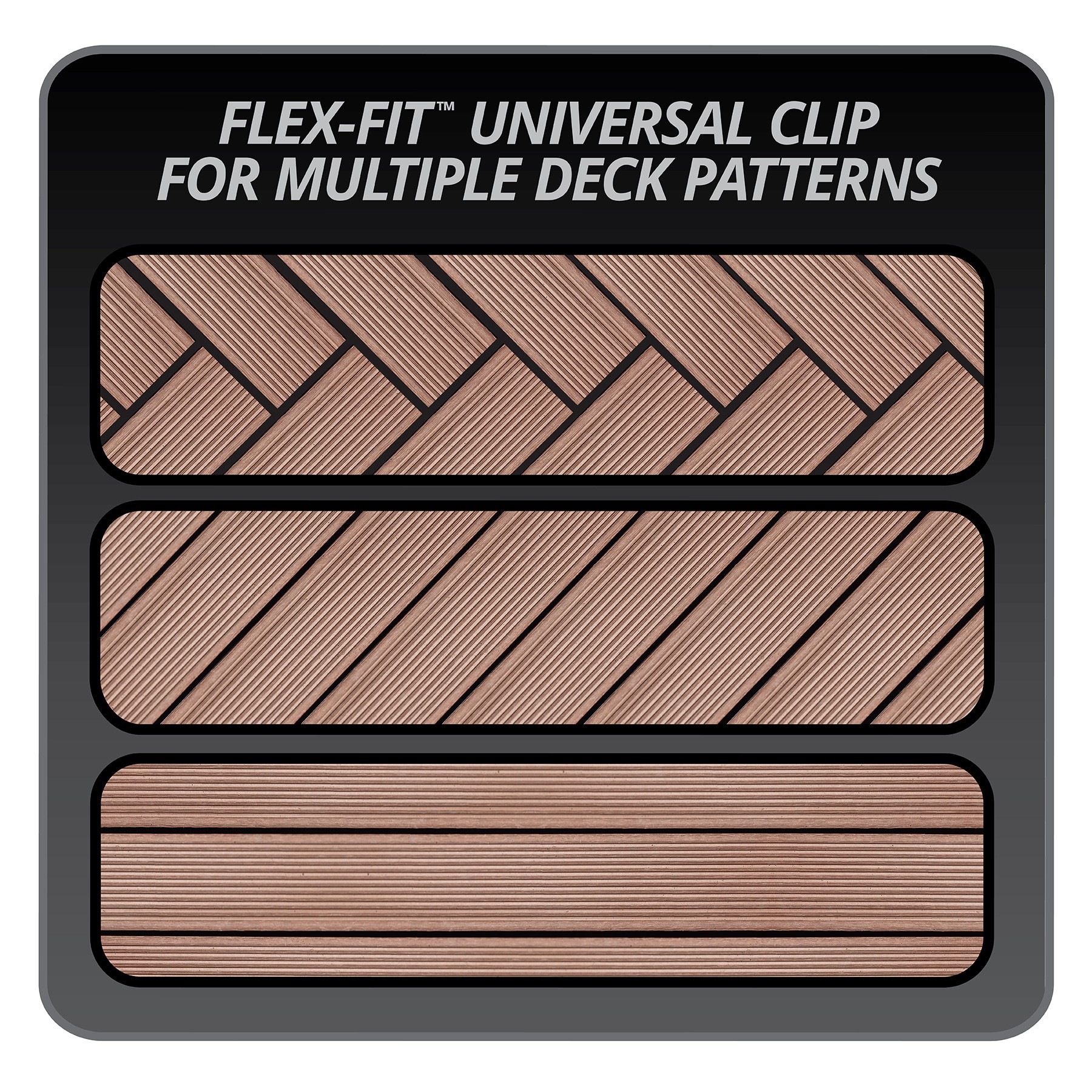 slide 5 of 6, GRIP-RITE NINJA Deck clips Black Hidden Deck Fastener 200 Square feet ( 200 -Pack ), 1 ct