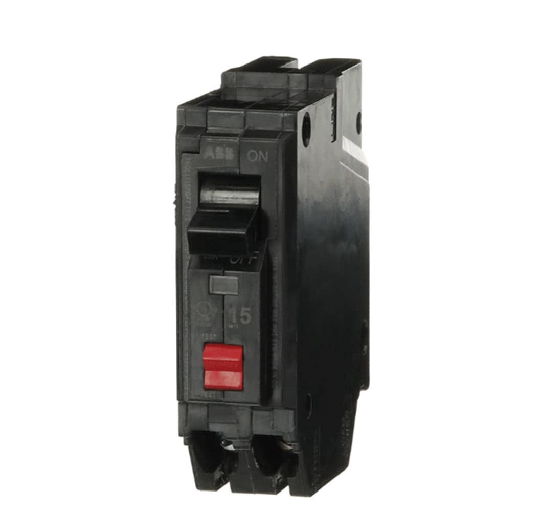 slide 6 of 6, ABB 15-amp 1 -Pole GFCI Plug-On Neutral Circuit Breaker, 1 ct