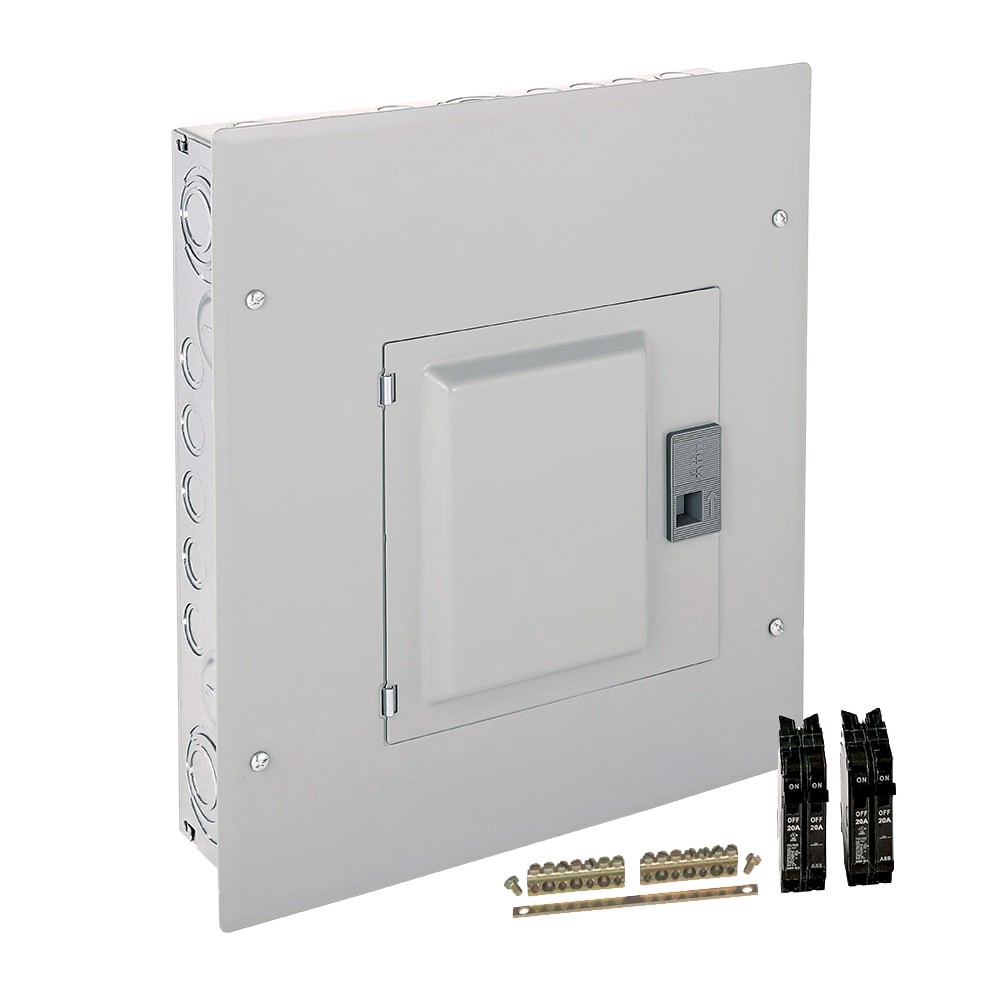 slide 6 of 6, ABB ReliaHome T-Series 125 -Amp 12 -Spaces 24 -Circuit Indoor Convertible Main Lug Load Center, 1 ct