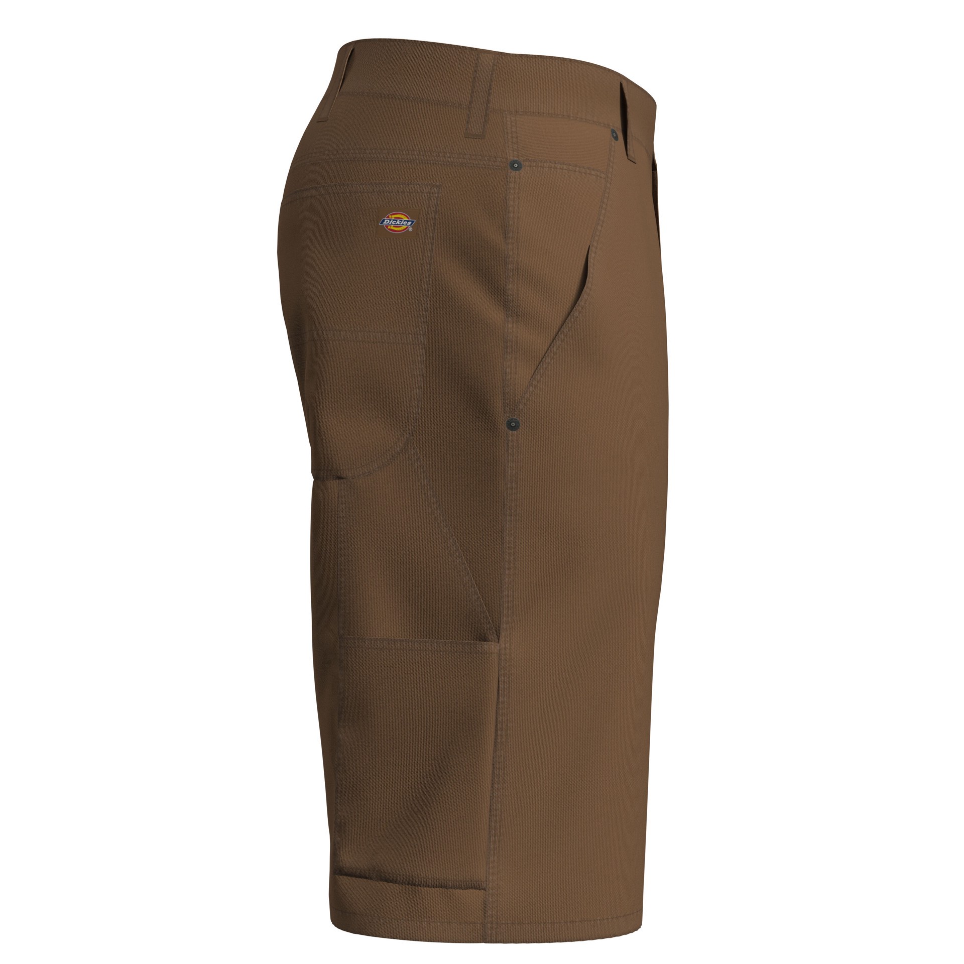 slide 4 of 4, Dickies Men's Brown Woven 11-in Carpenter shorts ( Size: 40 ), 1 ct