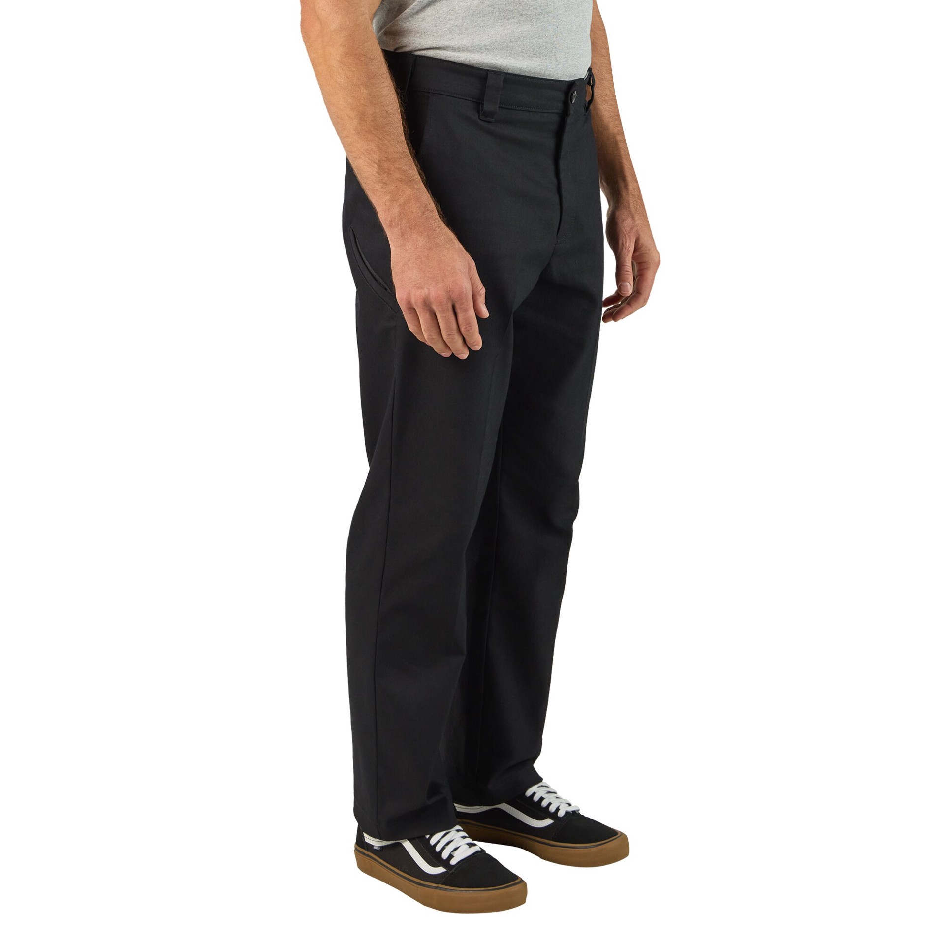 slide 3 of 4, Dickies Men's Regular Fit Black Twill Work pants ( 32 x 30 ), 1 ct