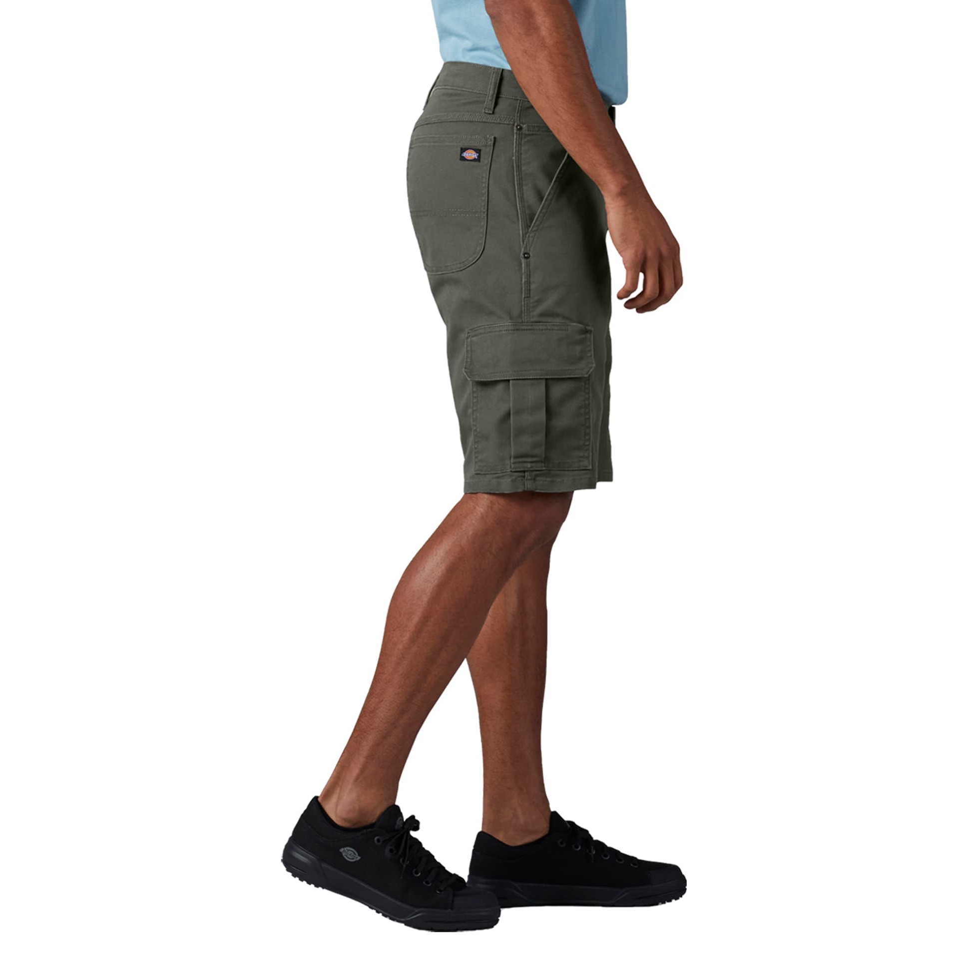 slide 3 of 4, Dickies Men's Green 11-in Cargo shorts ( Size: 40 ), 1 ct