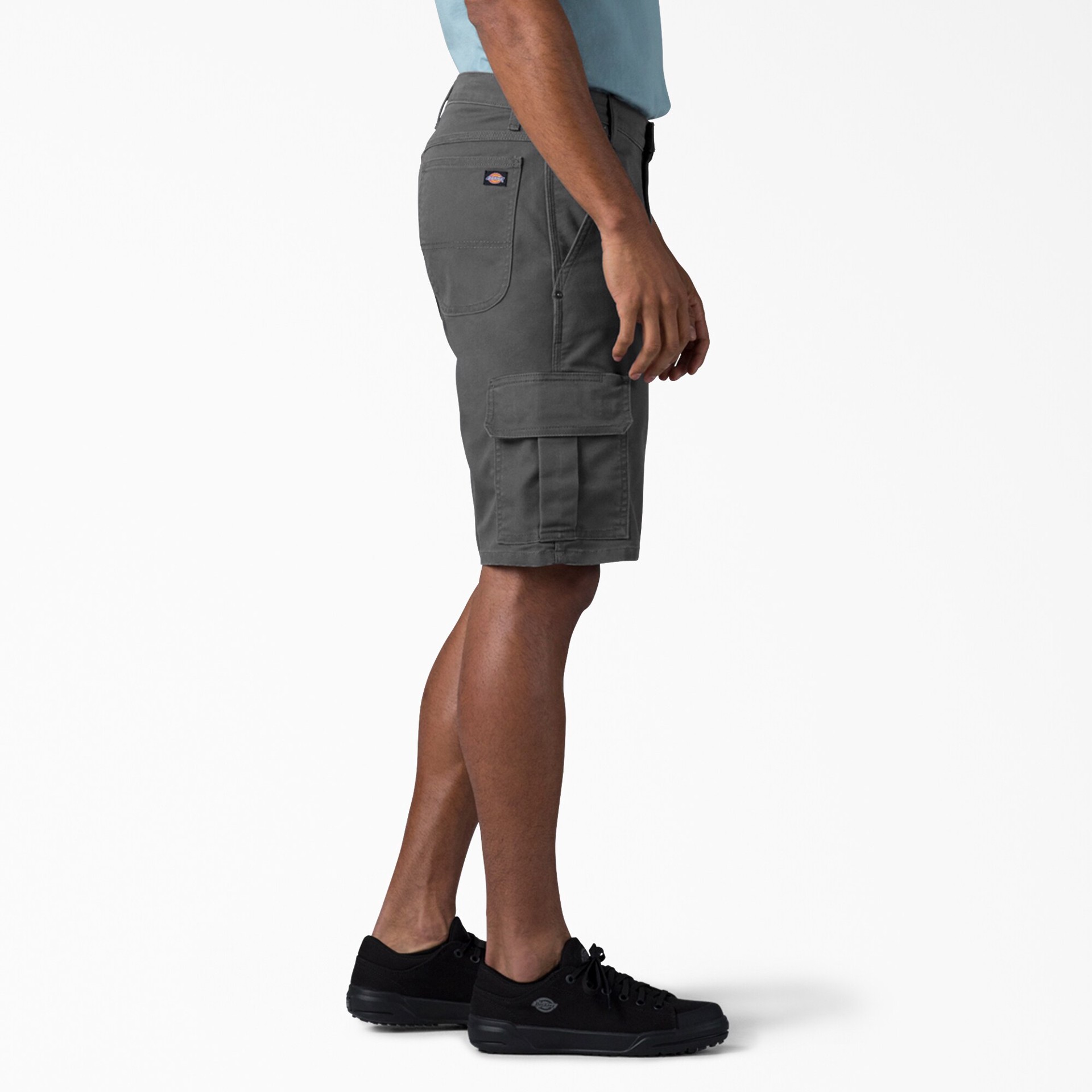slide 3 of 4, Dickies Men's Gray 11-in Cargo shorts ( Size: 32 ), 1 ct