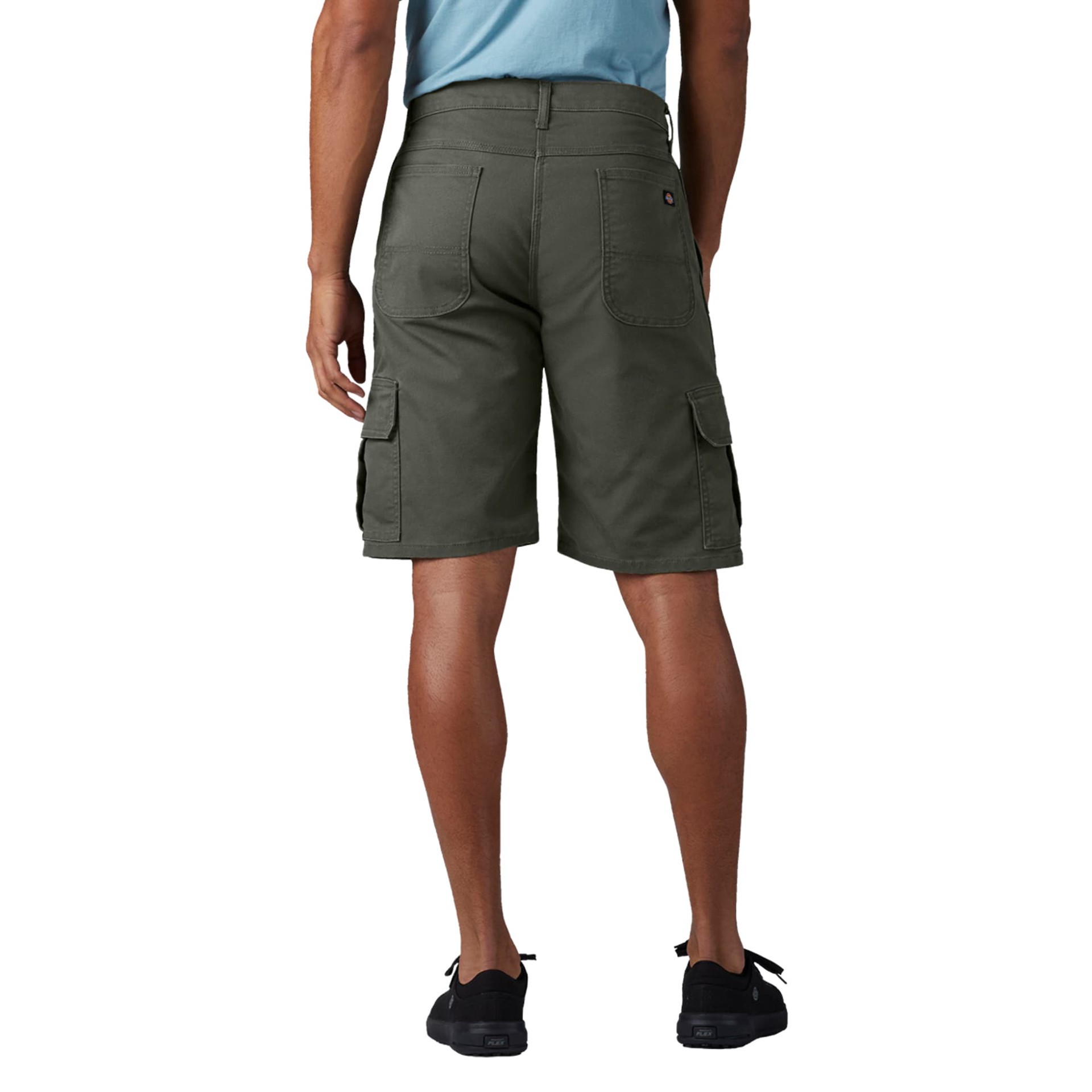 slide 2 of 4, Dickies Men's Green 11-in Cargo shorts ( Size: 30 ), 1 ct