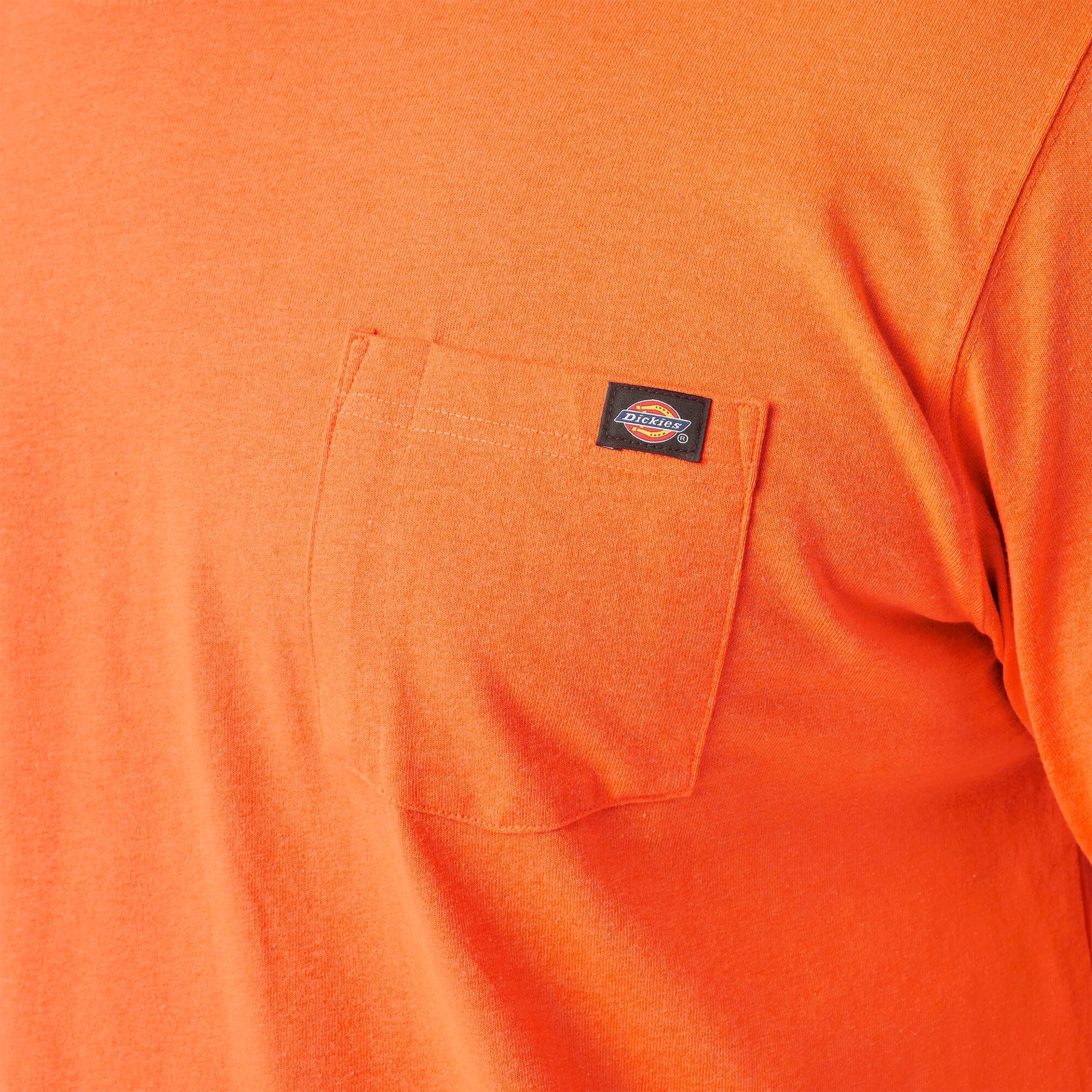 slide 4 of 4, Dickies Men's Orange Heavy weight Long sleeve Solid T-shirt ( XL ), 1 ct