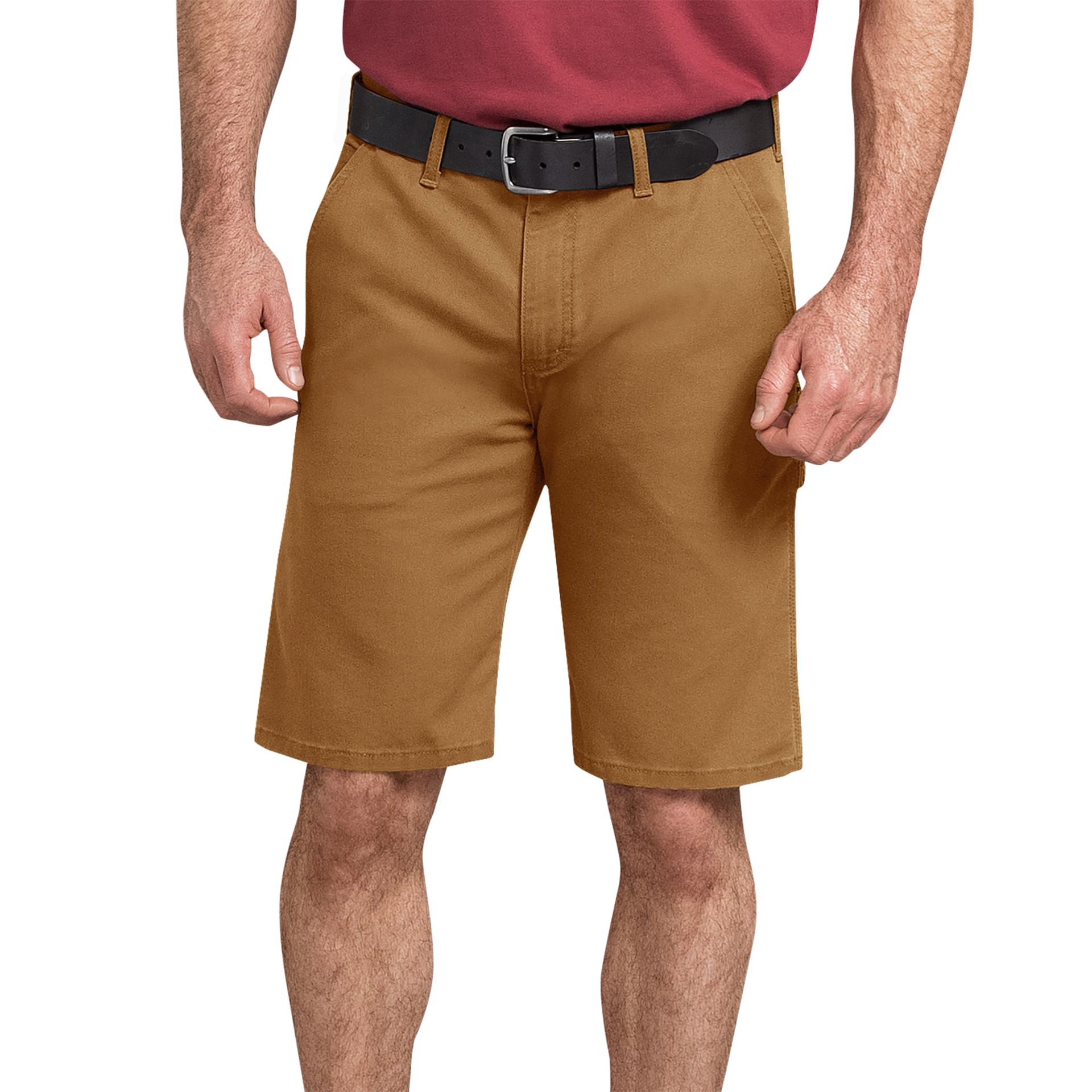 slide 3 of 4, Dickies Men's Brown Woven 11-in Carpenter shorts ( Size: 38 ), 1 ct