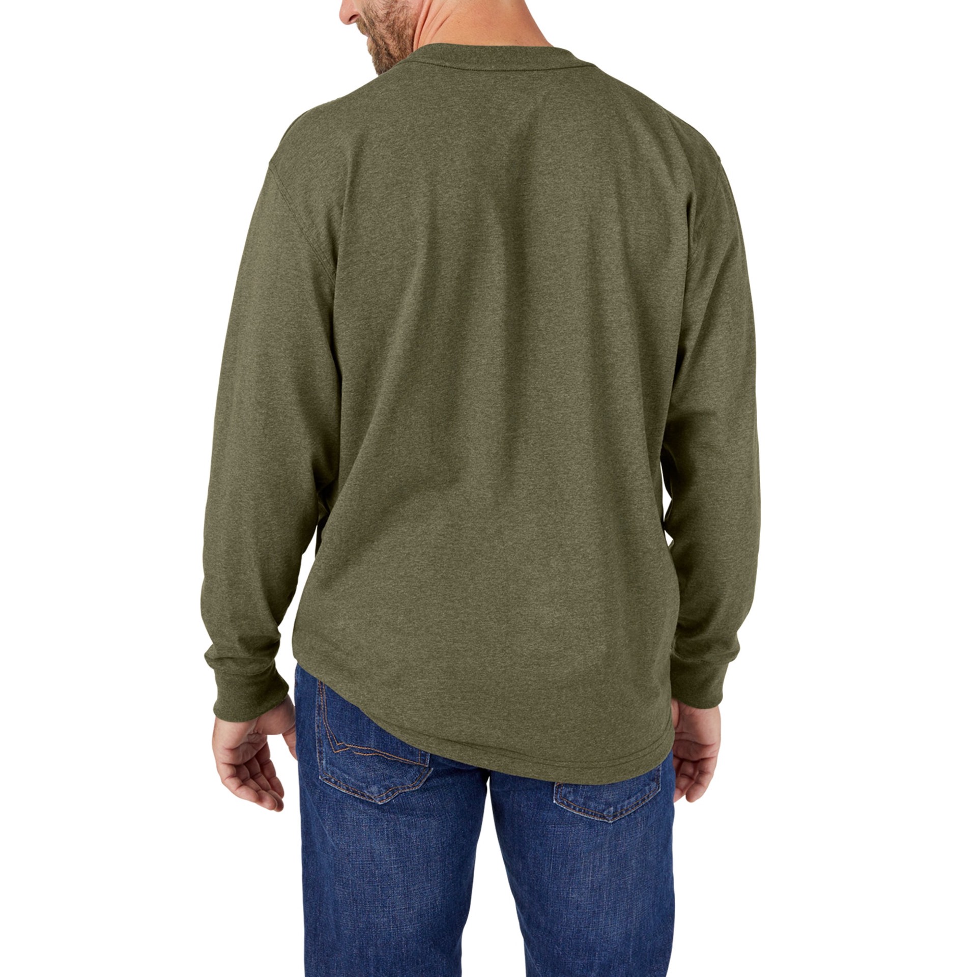 slide 2 of 4, Dickies Men's Green Heavy weight Jersey Long sleeve Solid T-shirt ( 2XL ), 1 ct
