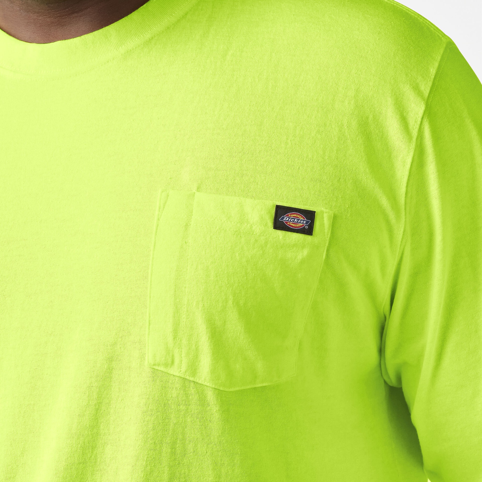 slide 4 of 4, Dickies Men's Yellow Heavy weight Jersey Long sleeve Solid T-shirt ( Large ), 1 ct