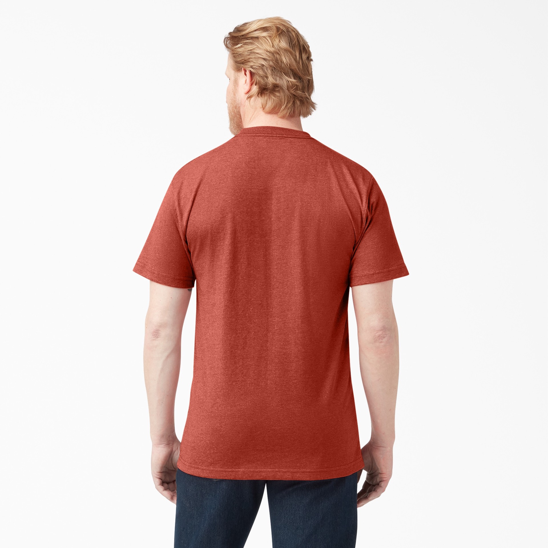 slide 2 of 4, Dickies Men's Red Heavy weight Short sleeve Solid T-shirt ( Medium ), 1 ct