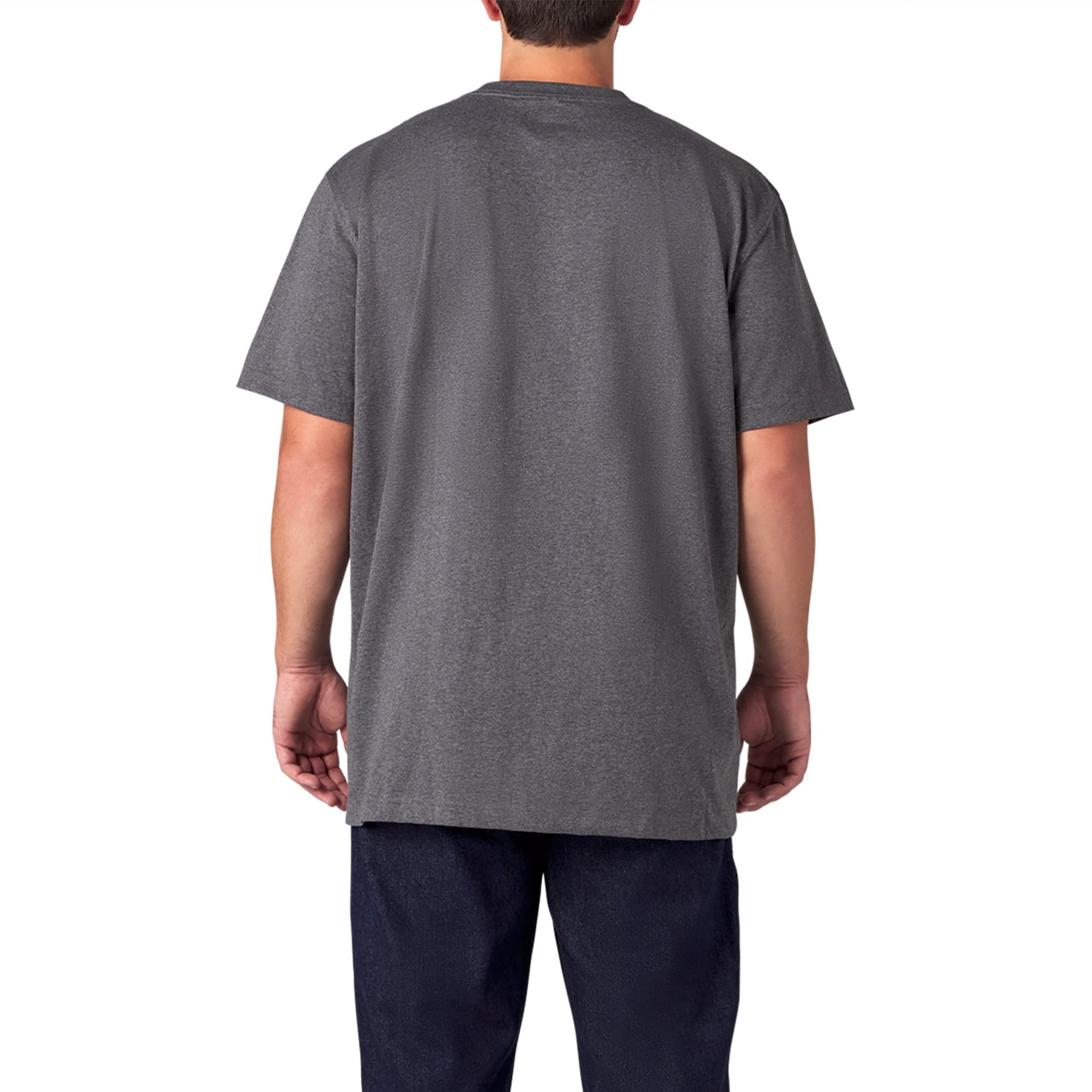 slide 2 of 4, Dickies Men's Gray Heavy weight Twill Short sleeve Solid T-shirt ( Large ), 1 ct