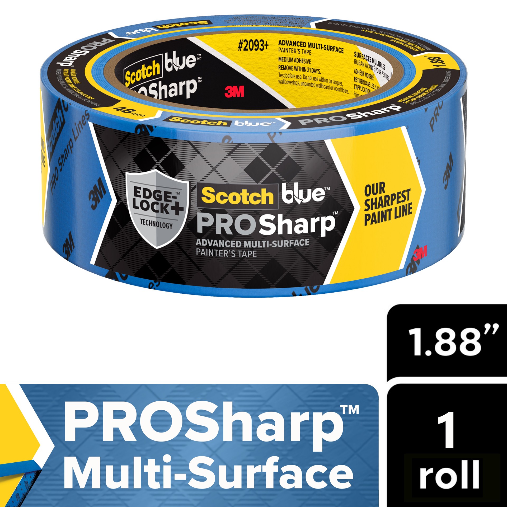 slide 1 of 6, ScotchBlue PROSharp 1.88-in x 60 Yard(s) Painters Tape, 1 ct