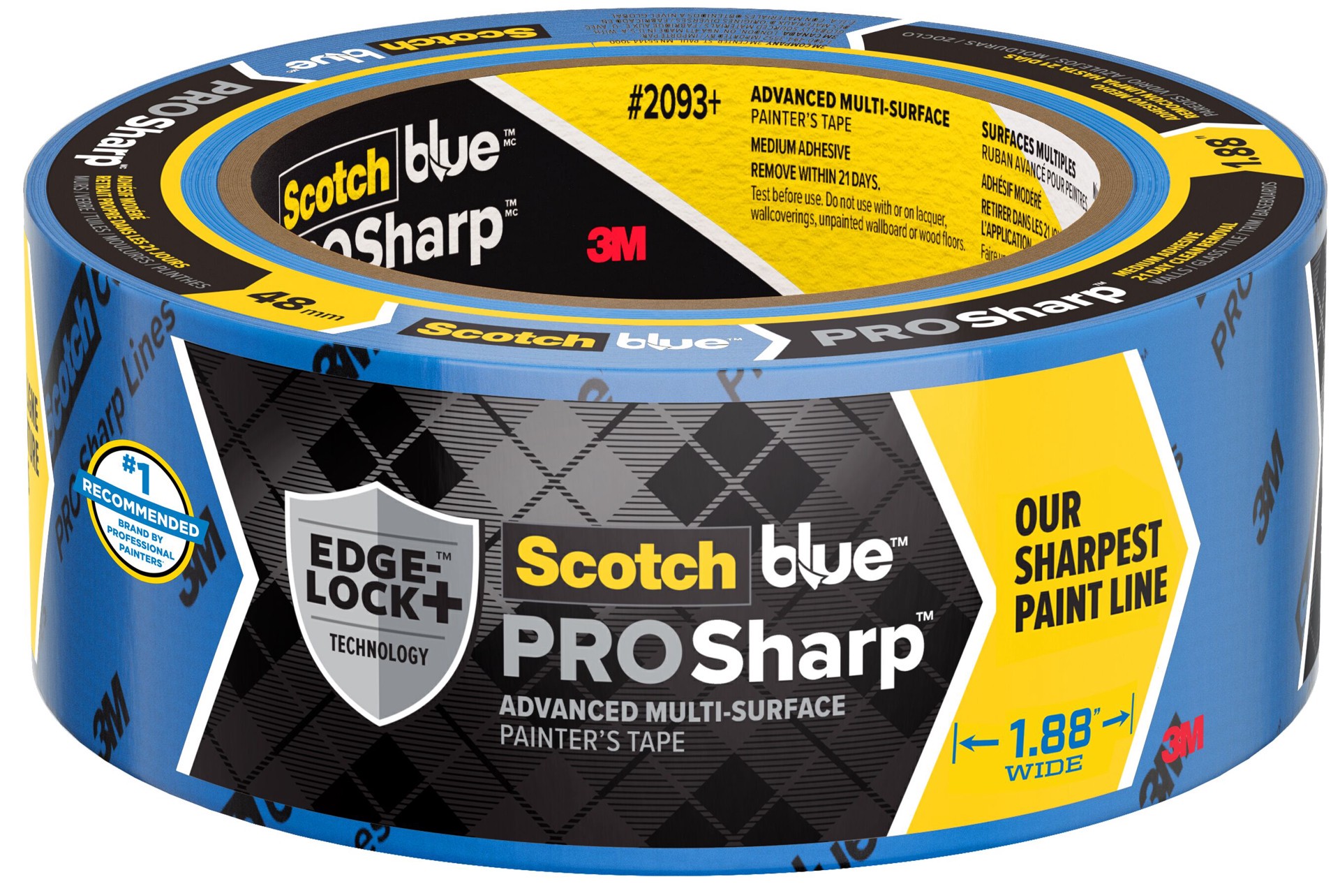 slide 1 of 6, ScotchBlue PROSharp 1.88-in x 60 Yard(s) Painters Tape, 1 ct