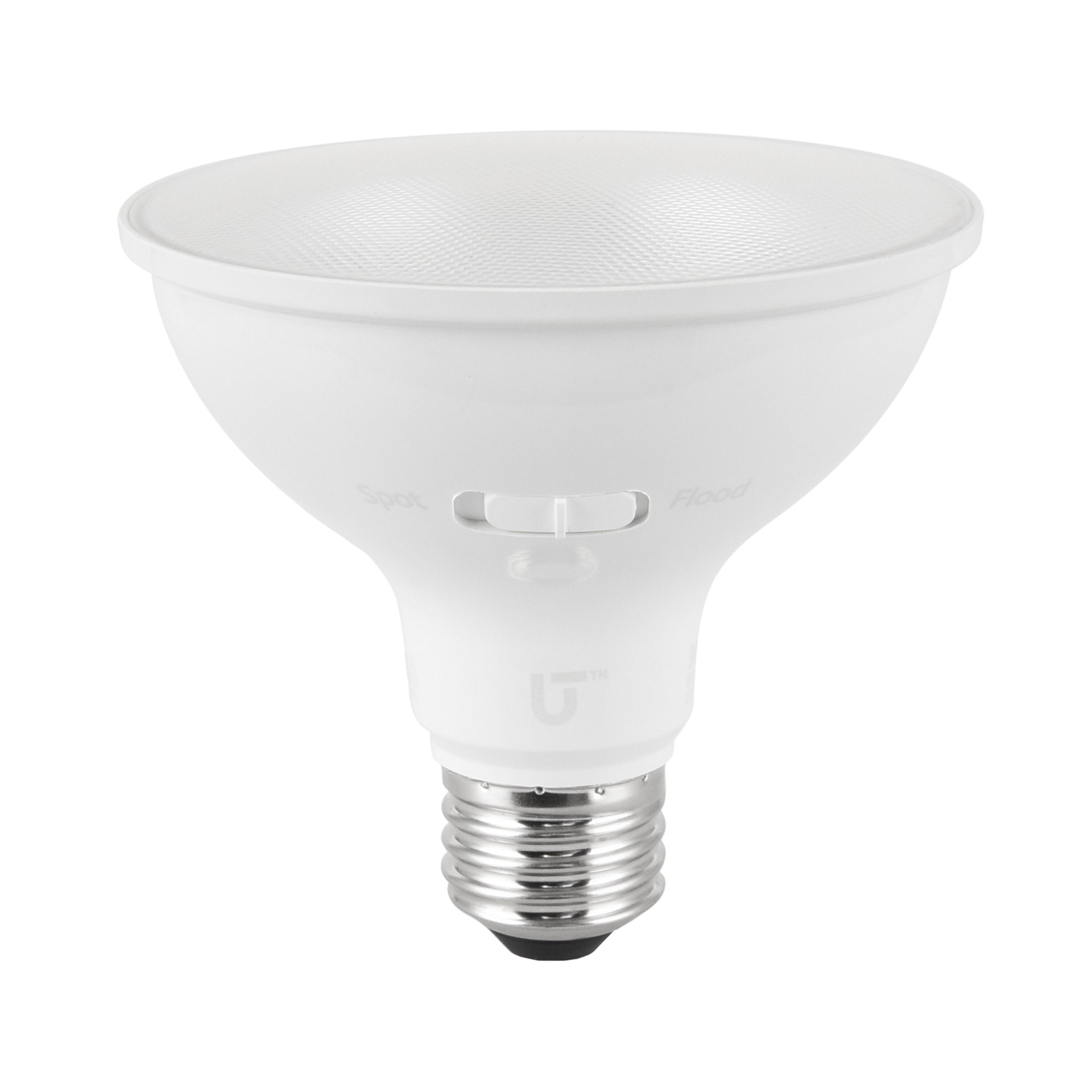 slide 3 of 6, Utilitech Led light bulb 75 -Watt EQ PAR30 Short Neck Daylight Medium base (E-26) Dimmable LED Spot Flood Light Bulb 2 -Pack, 1 ct