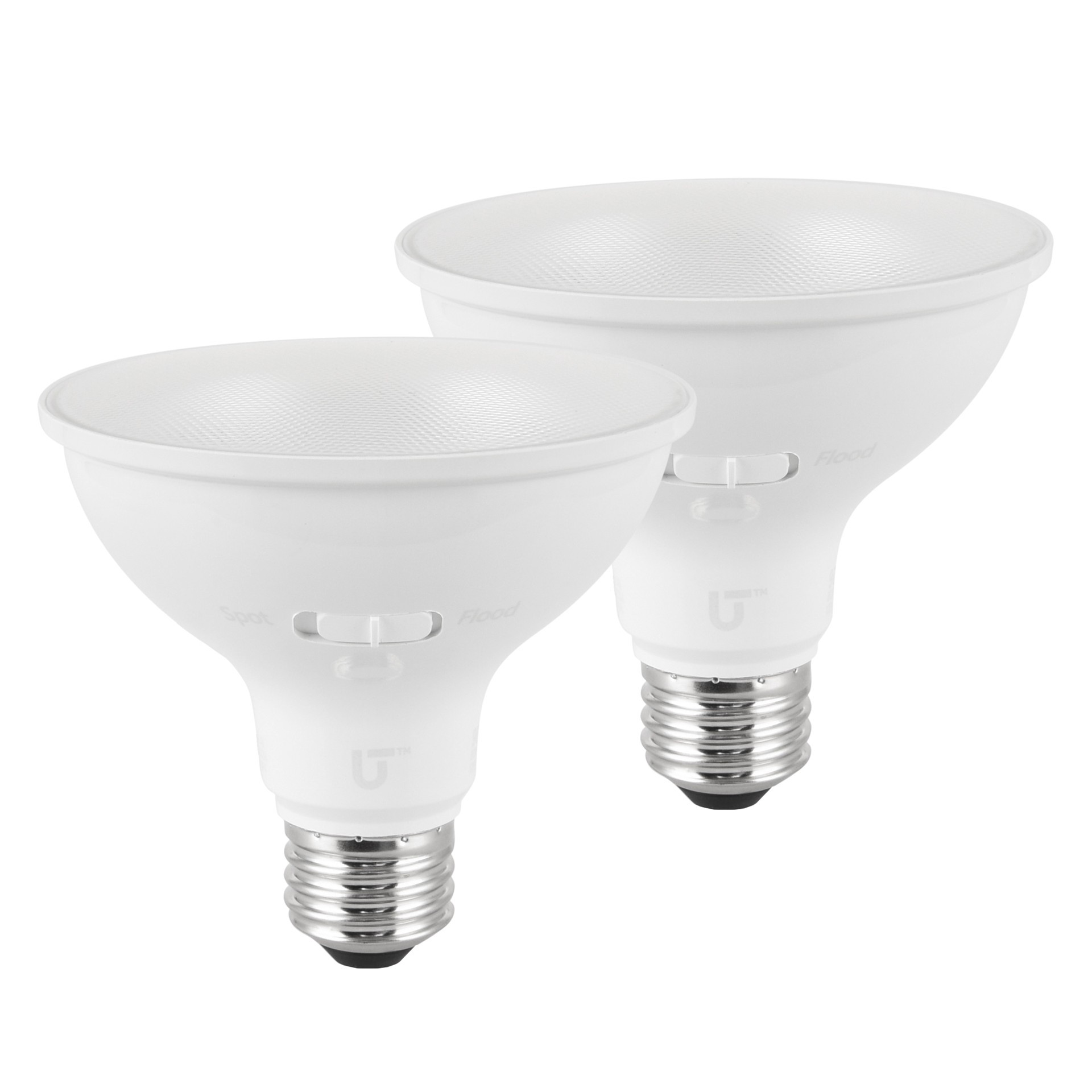 slide 4 of 6, Utilitech Led light bulb 75 -Watt EQ PAR30 Short Neck Daylight Medium base (E-26) Dimmable LED Spot Flood Light Bulb 2 -Pack, 1 ct