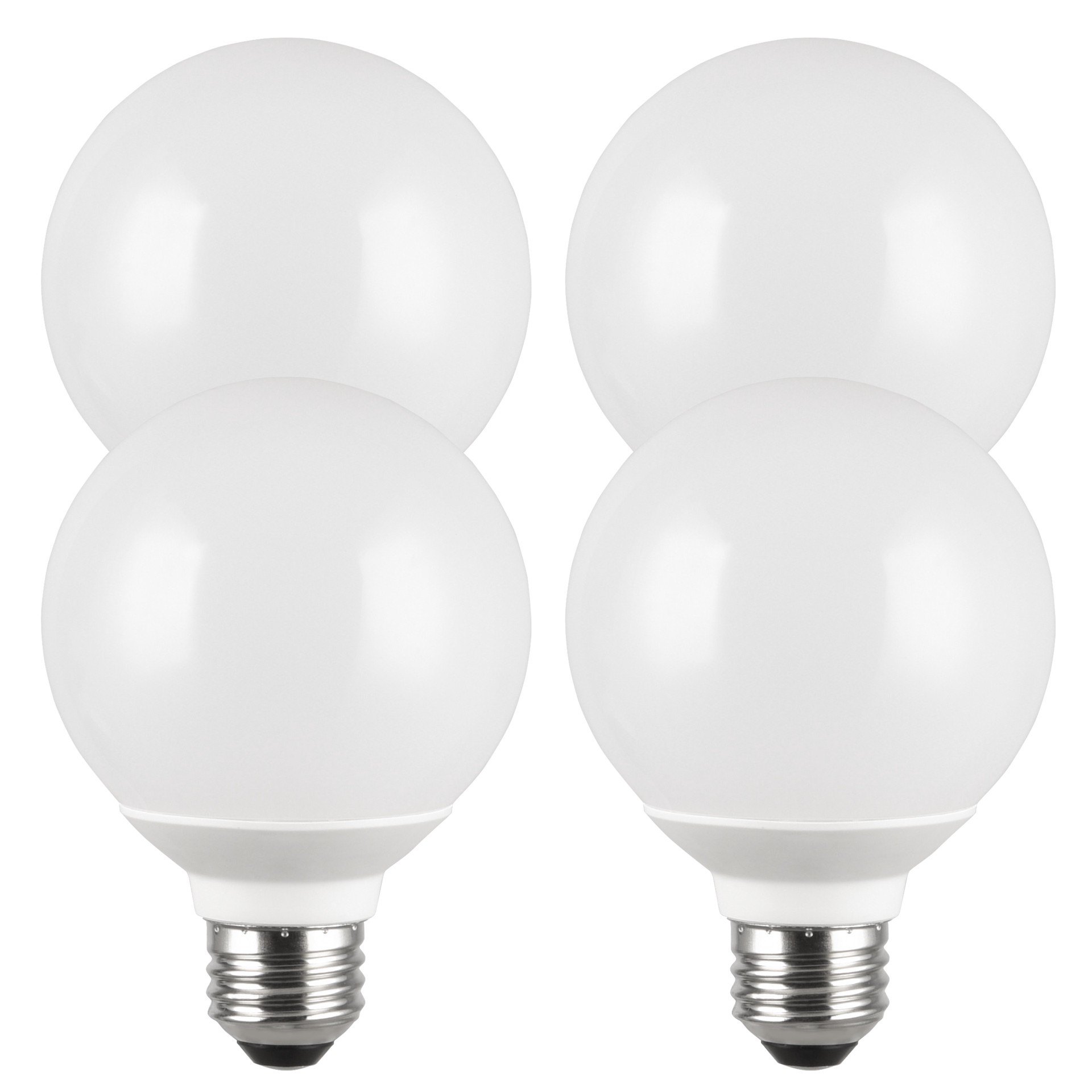 slide 5 of 6, Utilitech Led light bulb 40 -Watt EQ G25 Daylight E26 Dimmable LED Decorative Light Bulb 4 -Pack, 1 ct