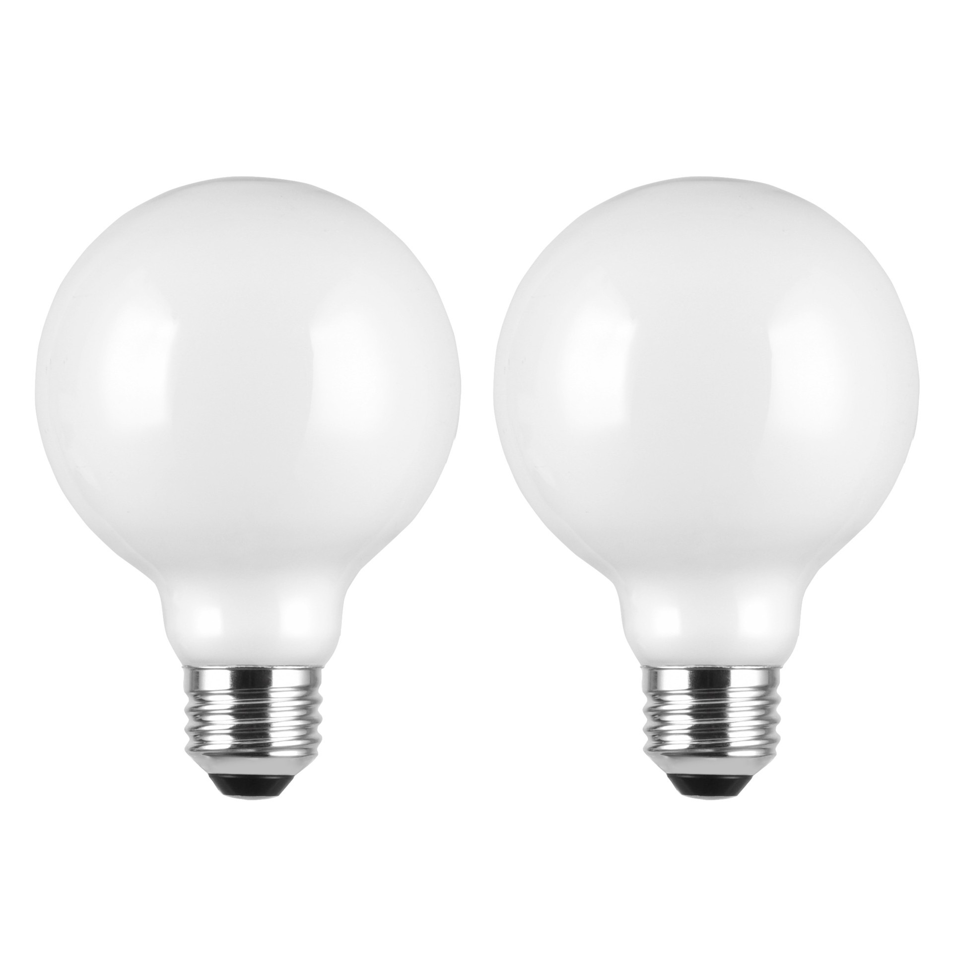 slide 5 of 6, Utilitech Led light bulb 60 -Watt EQ G25 Warm white E26 Dimmable LED Decorative Light Bulb 2 -Pack, 1 ct