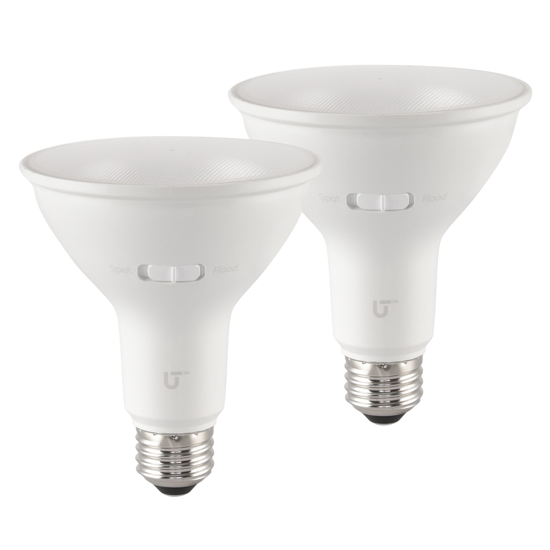 slide 4 of 6, Utilitech Led light bulb 75 -Watt EQ PAR30 Long Neck Daylight E26 Dimmable LED Spot Flood Light Bulb 2 -Pack, 1 ct