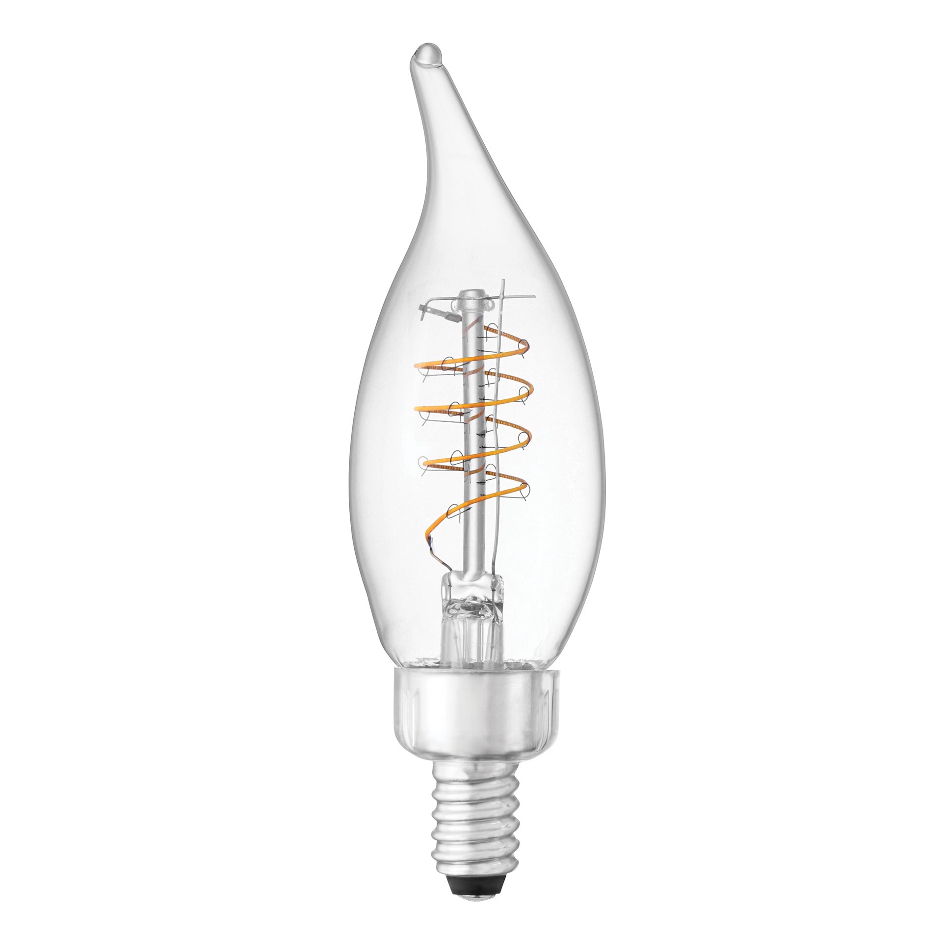 slide 4 of 6, Utilitech 40 -Watt EQ CA11 Daylight Candelabra base (E-12) Dimmable LED General purpose Light Bulb 2 -Pack, 1 ct