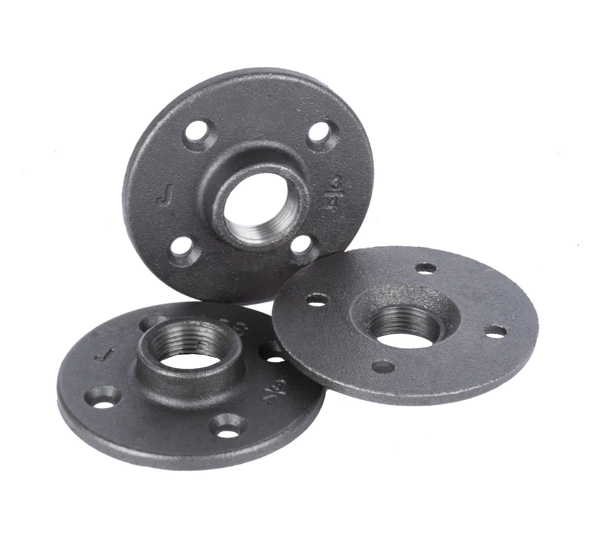 slide 5 of 6, RELIABILT 3/4-in Black Floor Flange, 1 ct