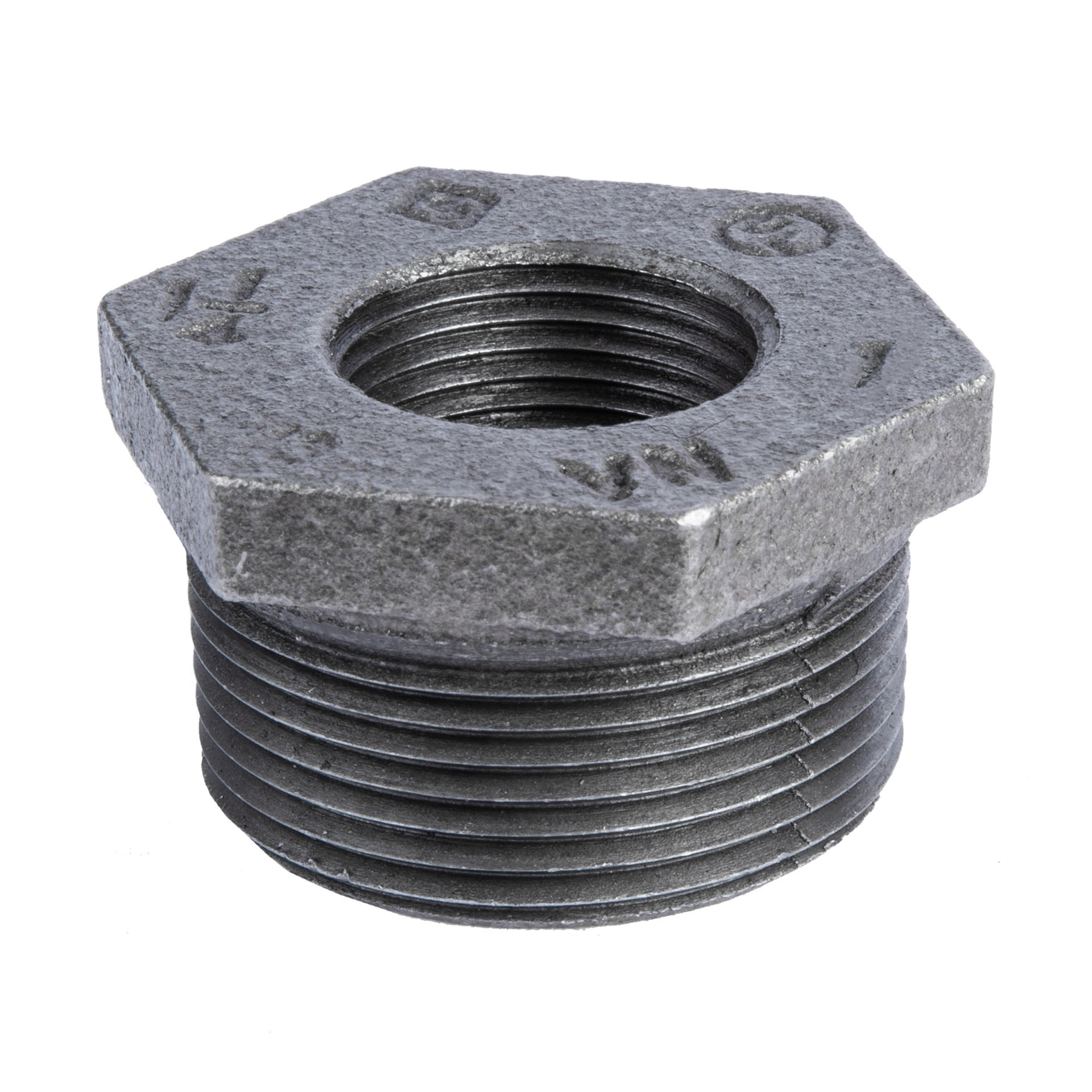 slide 6 of 6, RELIABILT 1-1/4-in x 1-in Black Hex Bushing, 1 ct