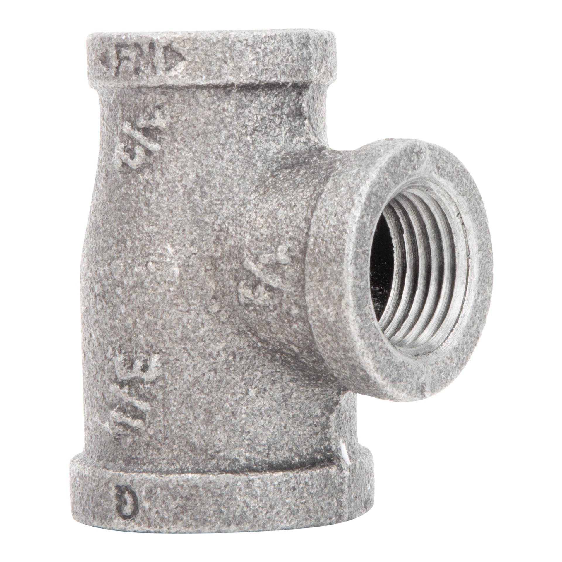 slide 2 of 6, RELIABILT 3/4-in 90-Degree Black Iron Tee, 1 ct