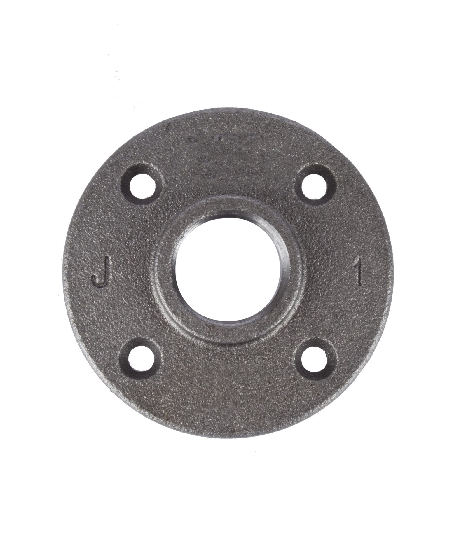 slide 2 of 6, RELIABILT 1-in Black Floor Flange, 1 ct