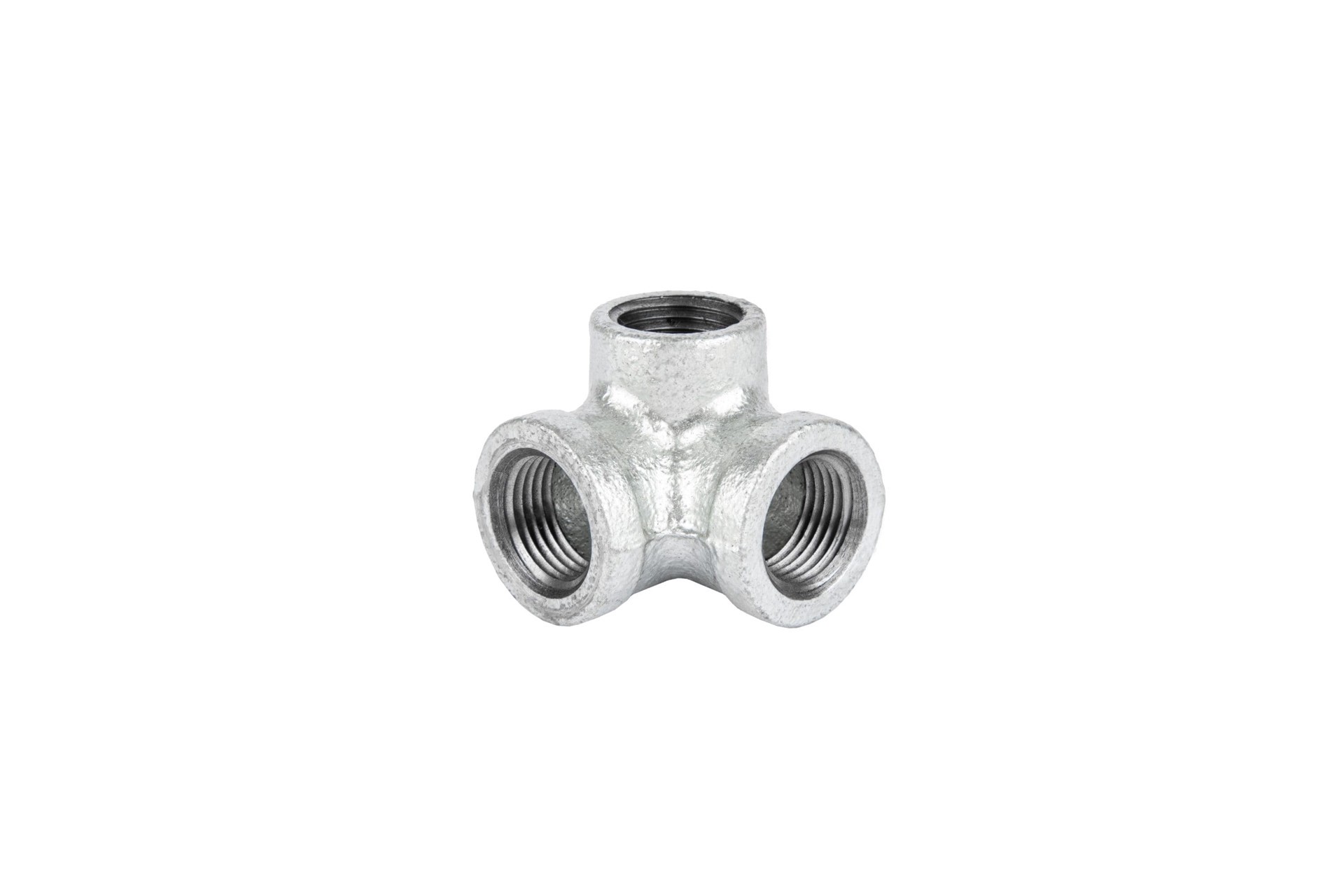 slide 2 of 6, RELIABILT 1/2-in 90-Degree Galvanized Side Outlet Elbow, 1 ct