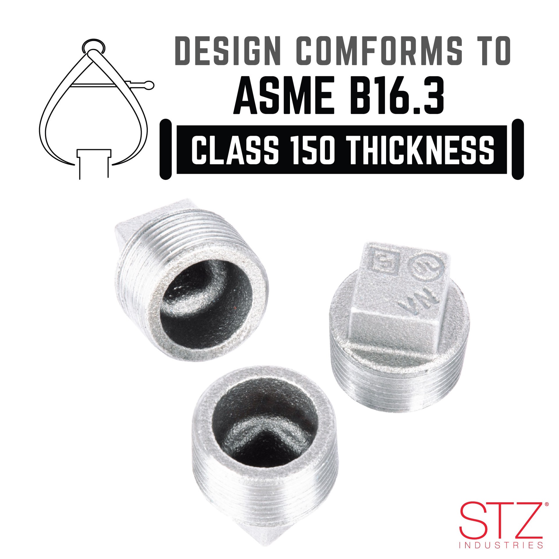 slide 2 of 6, RELIABILT 1/4-in Galvanized Plug, 1 ct