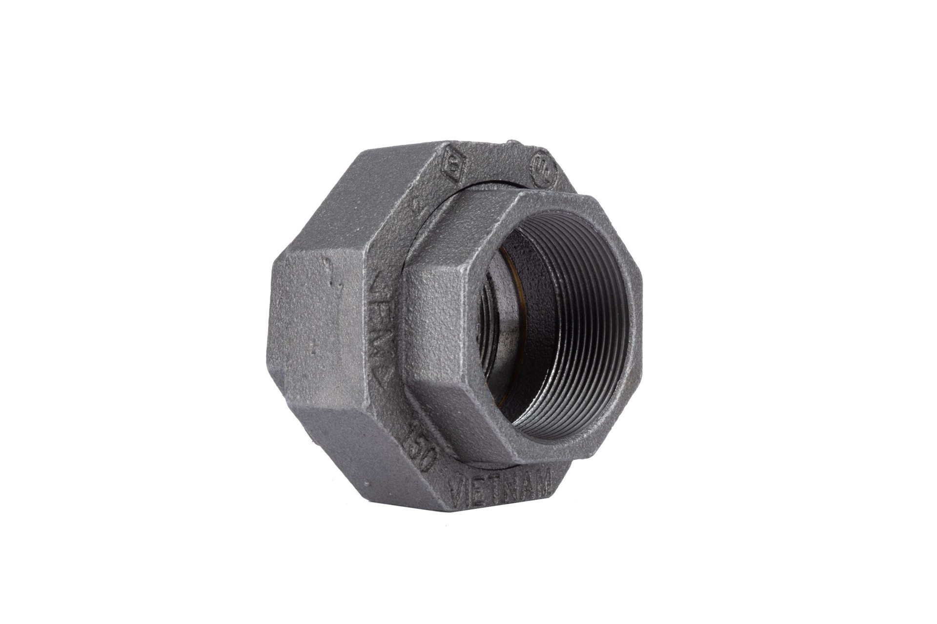 slide 2 of 6, RELIABILT 2-in Black Union, 1 ct