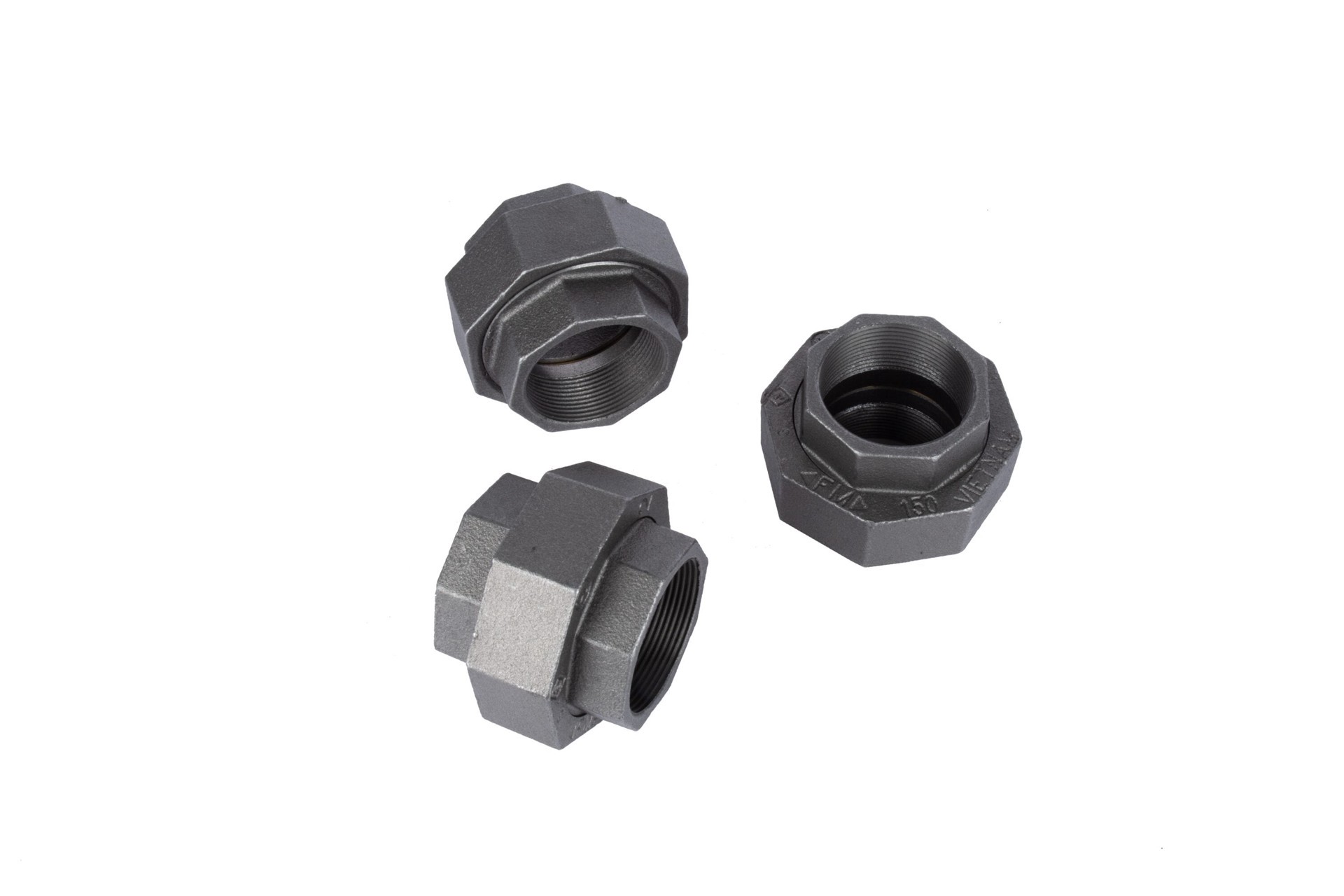 slide 5 of 6, RELIABILT 2-in Black Union, 1 ct