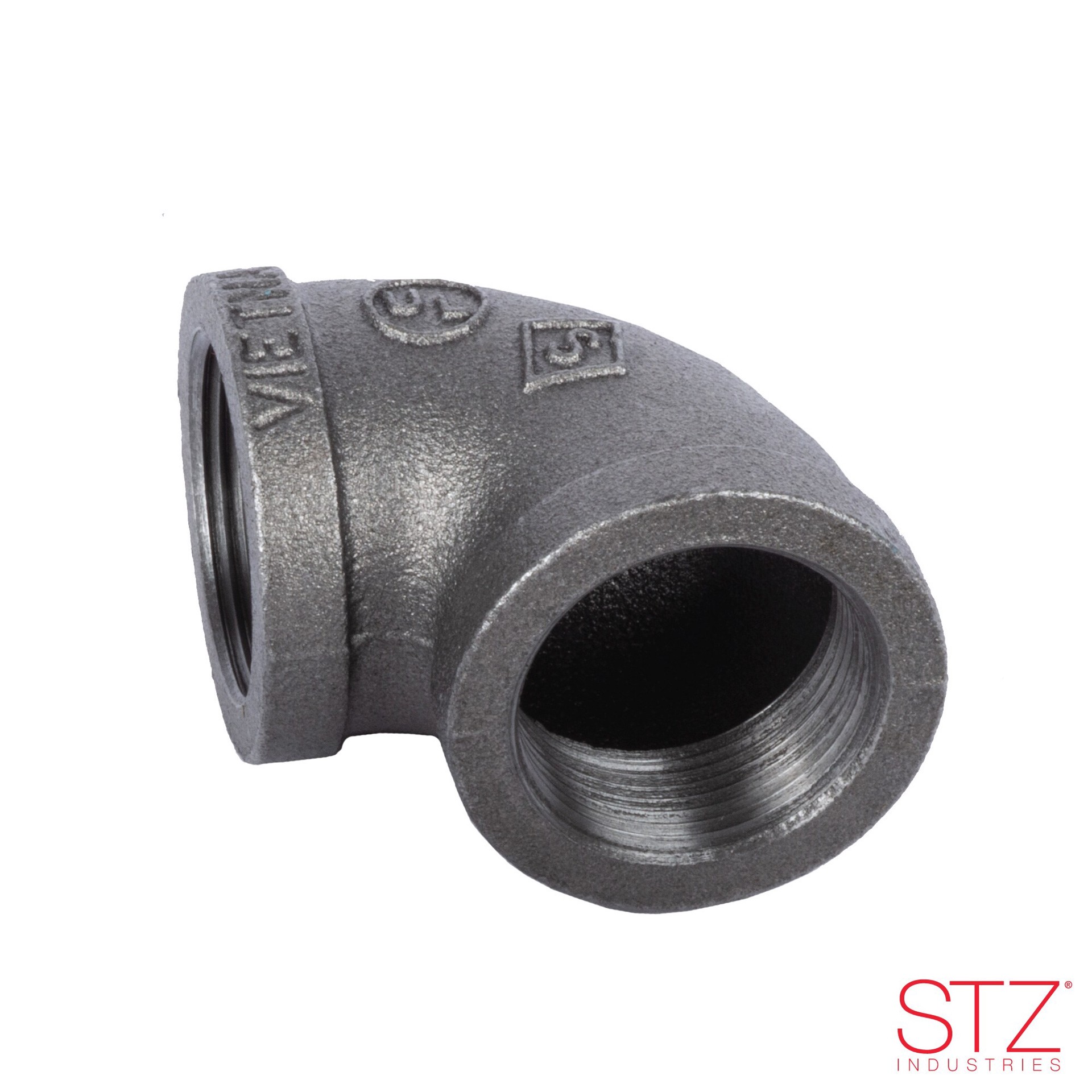 slide 6 of 6, RELIABILT 1/4-in 90-Degree Black Iron Elbow, 1 ct