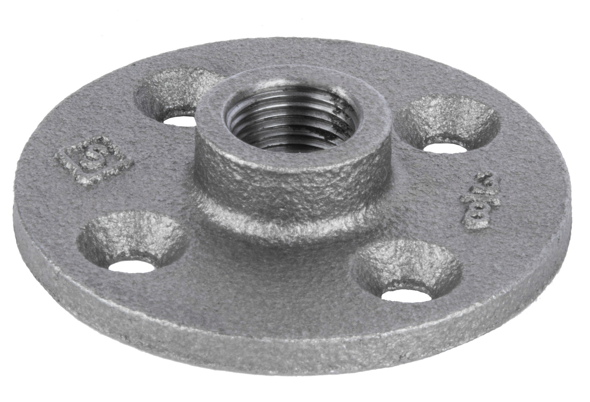 slide 4 of 6, RELIABILT 3/8-in Black Floor Flange, 1 ct