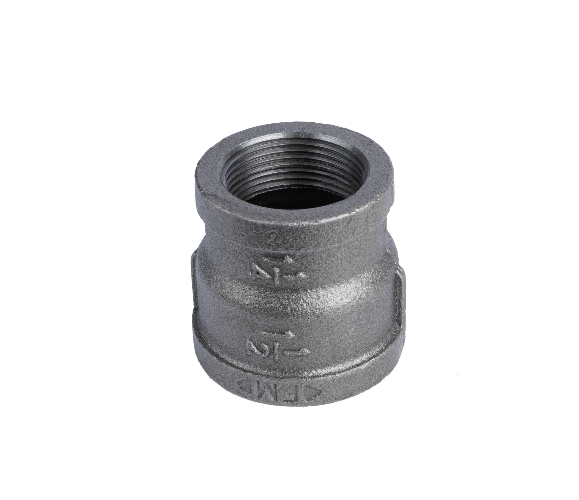 slide 3 of 6, RELIABILT 1-1/2-in x 1-1/4-in Black Reducing Coupling, 1 ct
