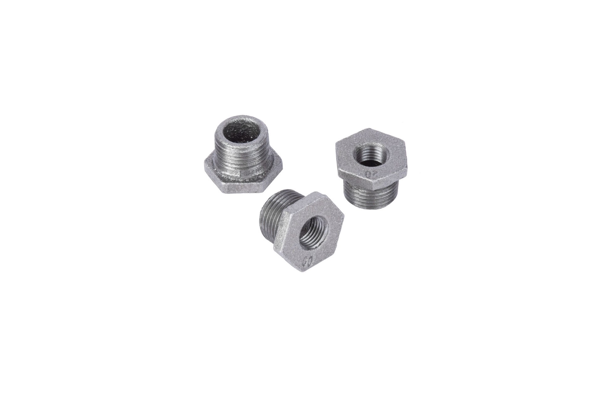 slide 3 of 6, RELIABILT 1/4-in x 1/8-in Black Hex Bushing, 1 ct