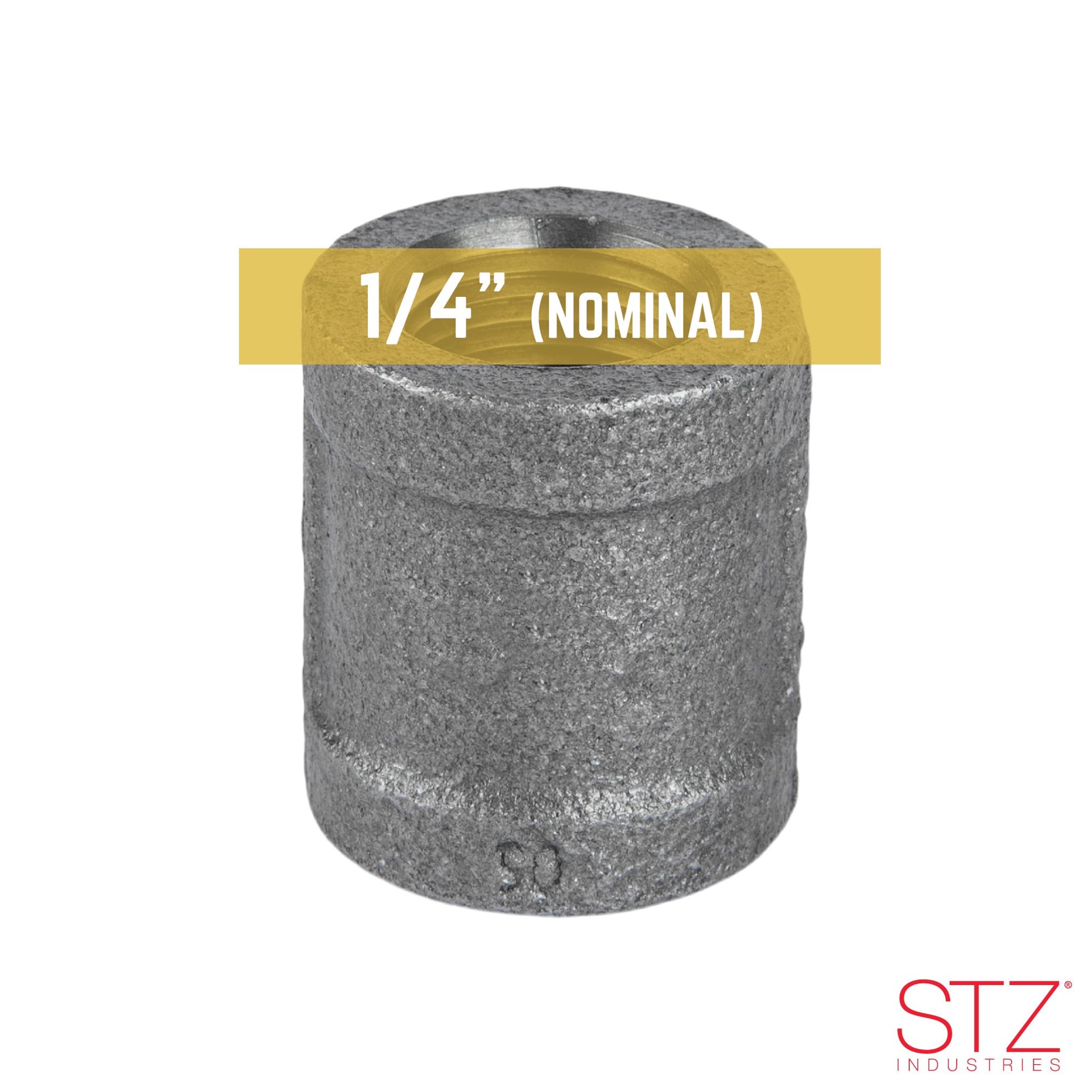 slide 4 of 6, RELIABILT 1/4-in Black Coupling, 1 ct