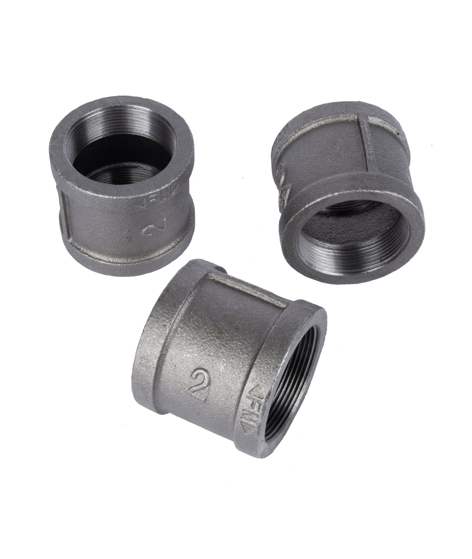 slide 2 of 6, RELIABILT 2-in Black Coupling, 1 ct