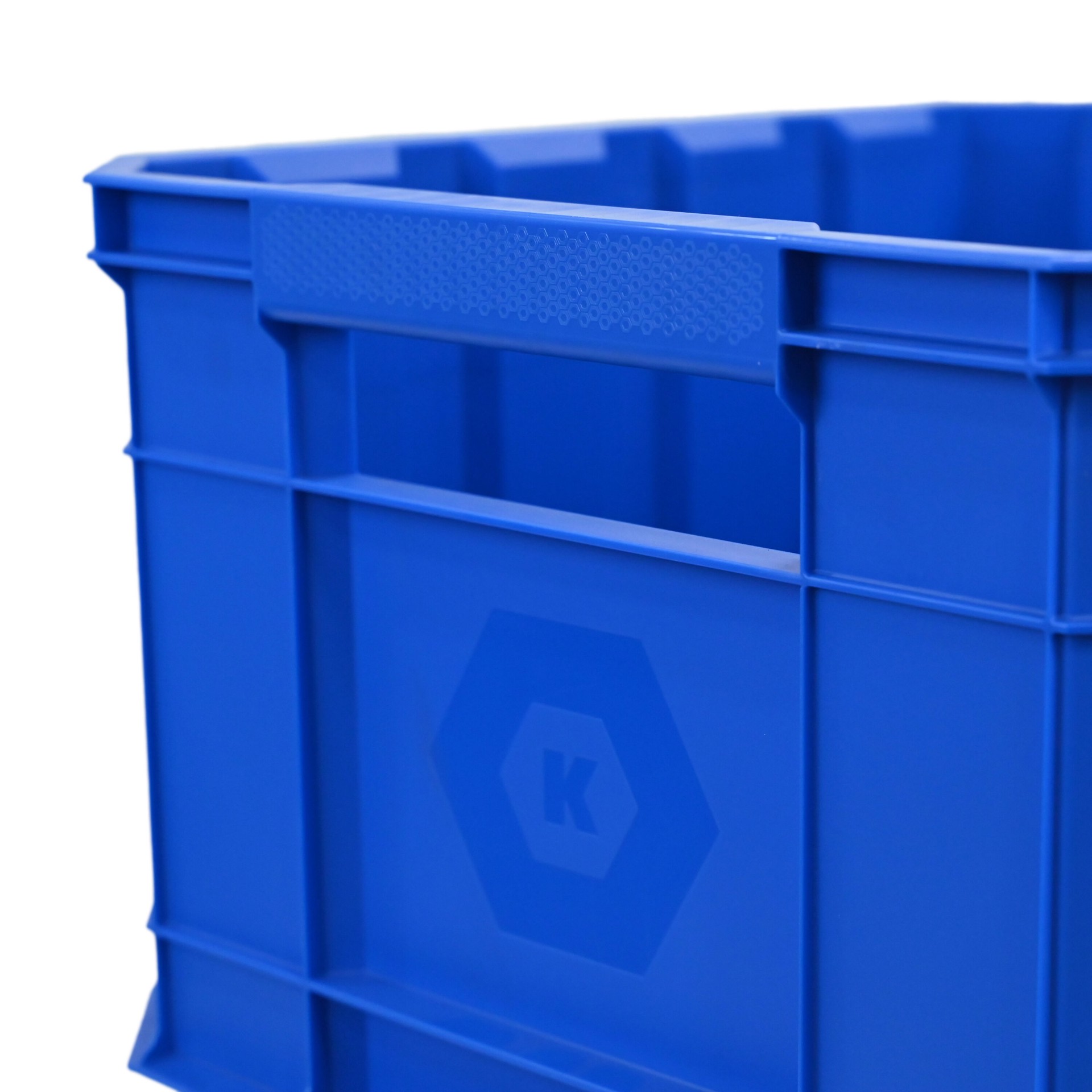 slide 5 of 6, Kobalt Small 8.5 -Gallons ( 34 -Quarts ) Blue Heavy Duty Stackable Tote, 1 ct