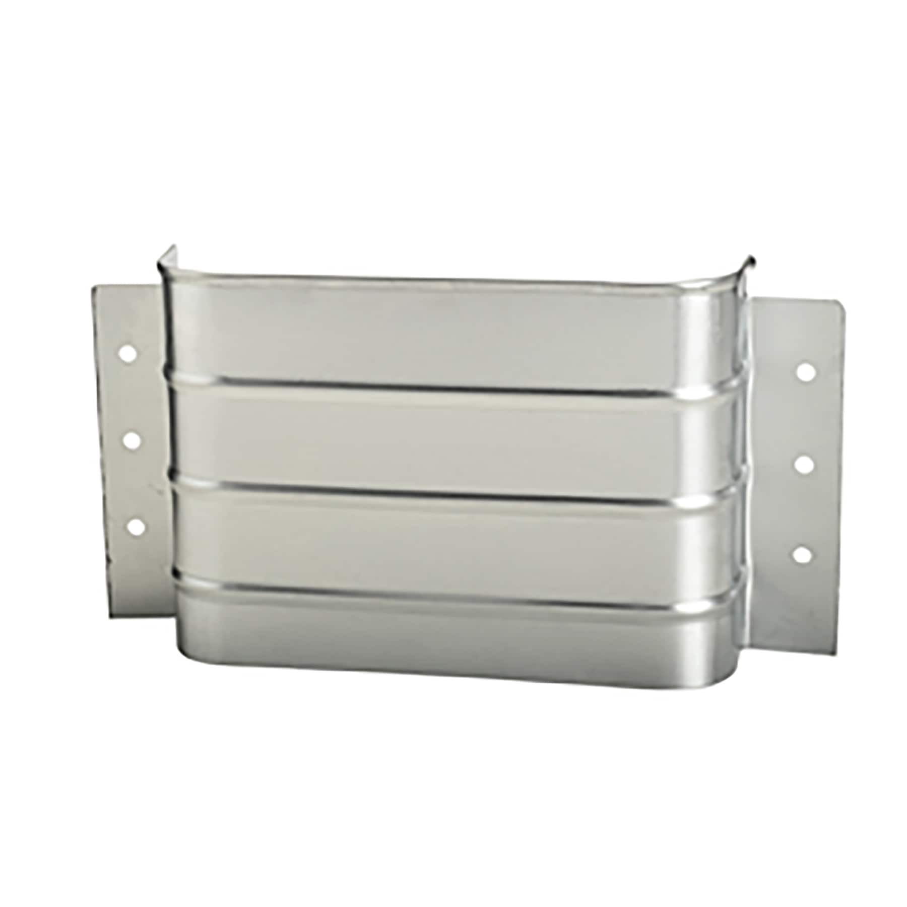 slide 1 of 1, SHAPE PRODUCTS 20-in W x 4-in L x 12-in H Silver Metal Window Well Area Wall, 1 ct