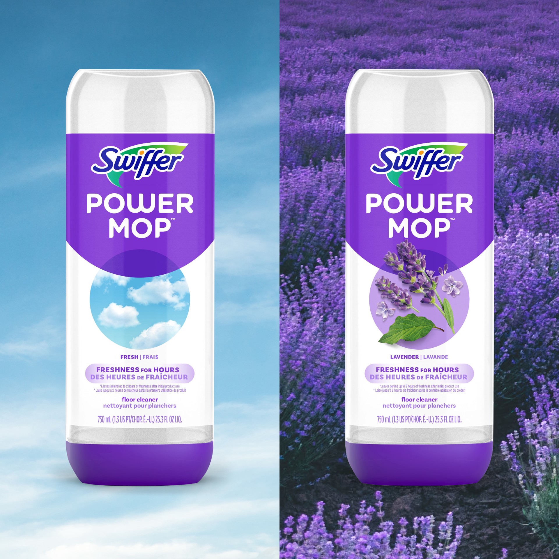 slide 3 of 6, Swiffer Power Mop Refill Bundle Lavendar Sponge Refill, 1 ct
