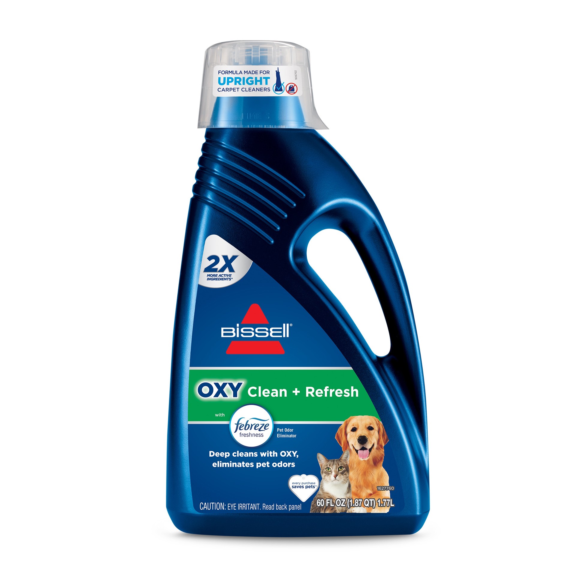 slide 1 of 6, BISSELL OxyClean + Refresh with Febreze 60 -oz Concentrated Steam Cleaner Chemical Solution, 1 ct