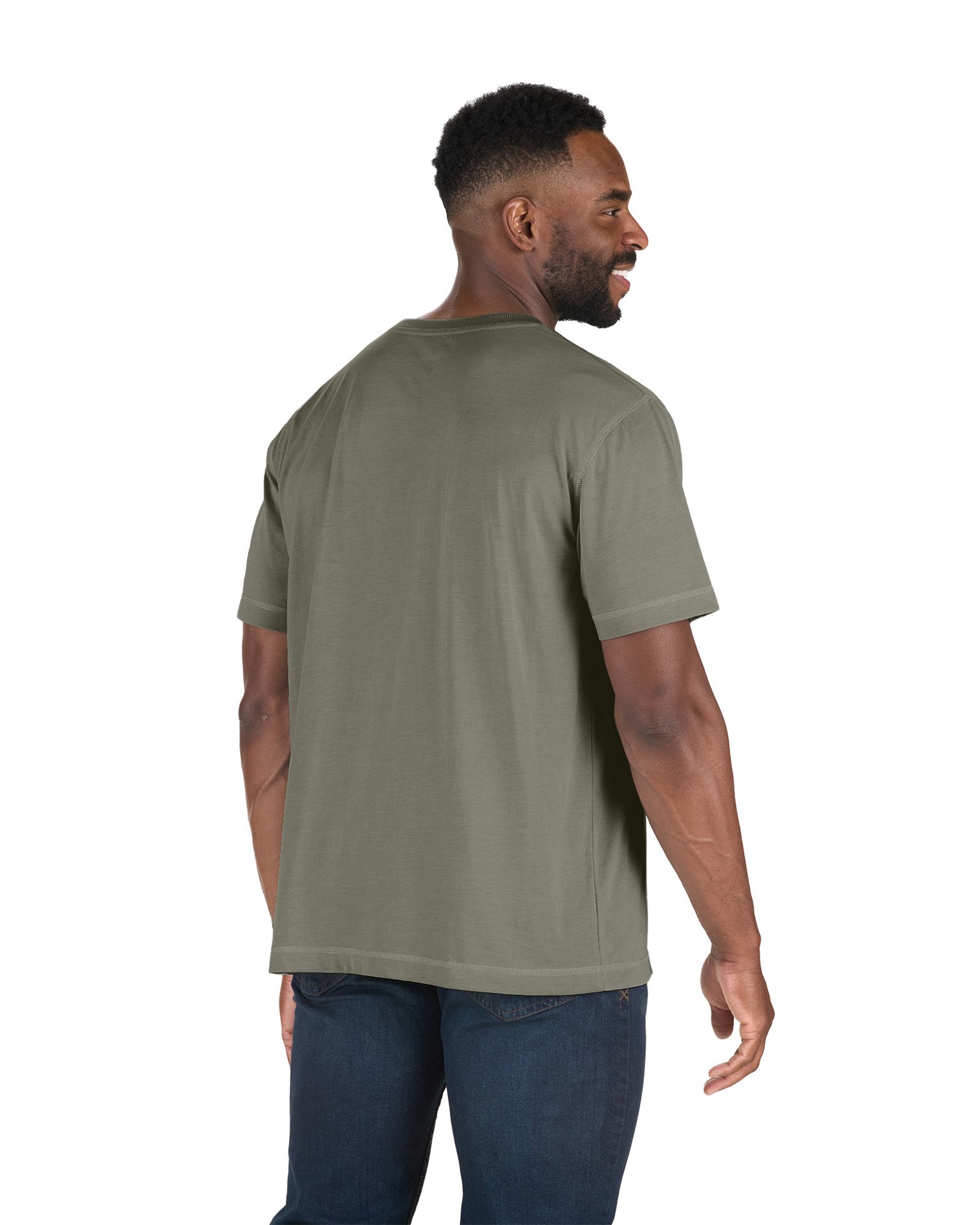 slide 4 of 4, BERNE APPAREL Men's Green Light weight Jersey Short sleeve Solid T-shirt ( 3XL ), 1 ct